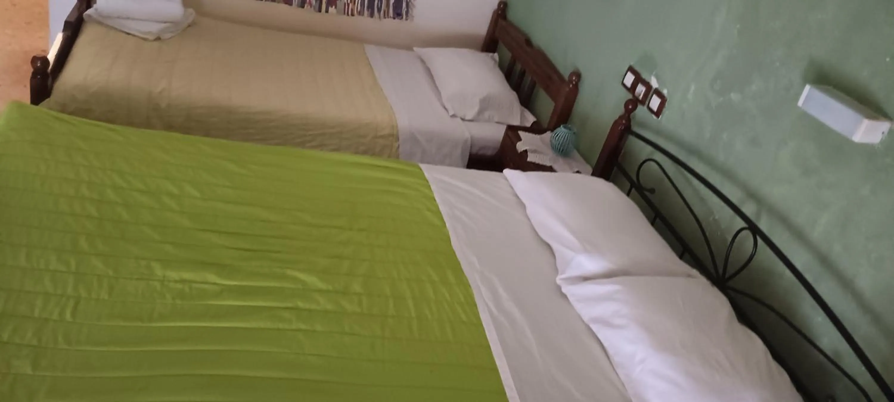 Bedroom, Bed in Hotel zakros rooms-restaurant