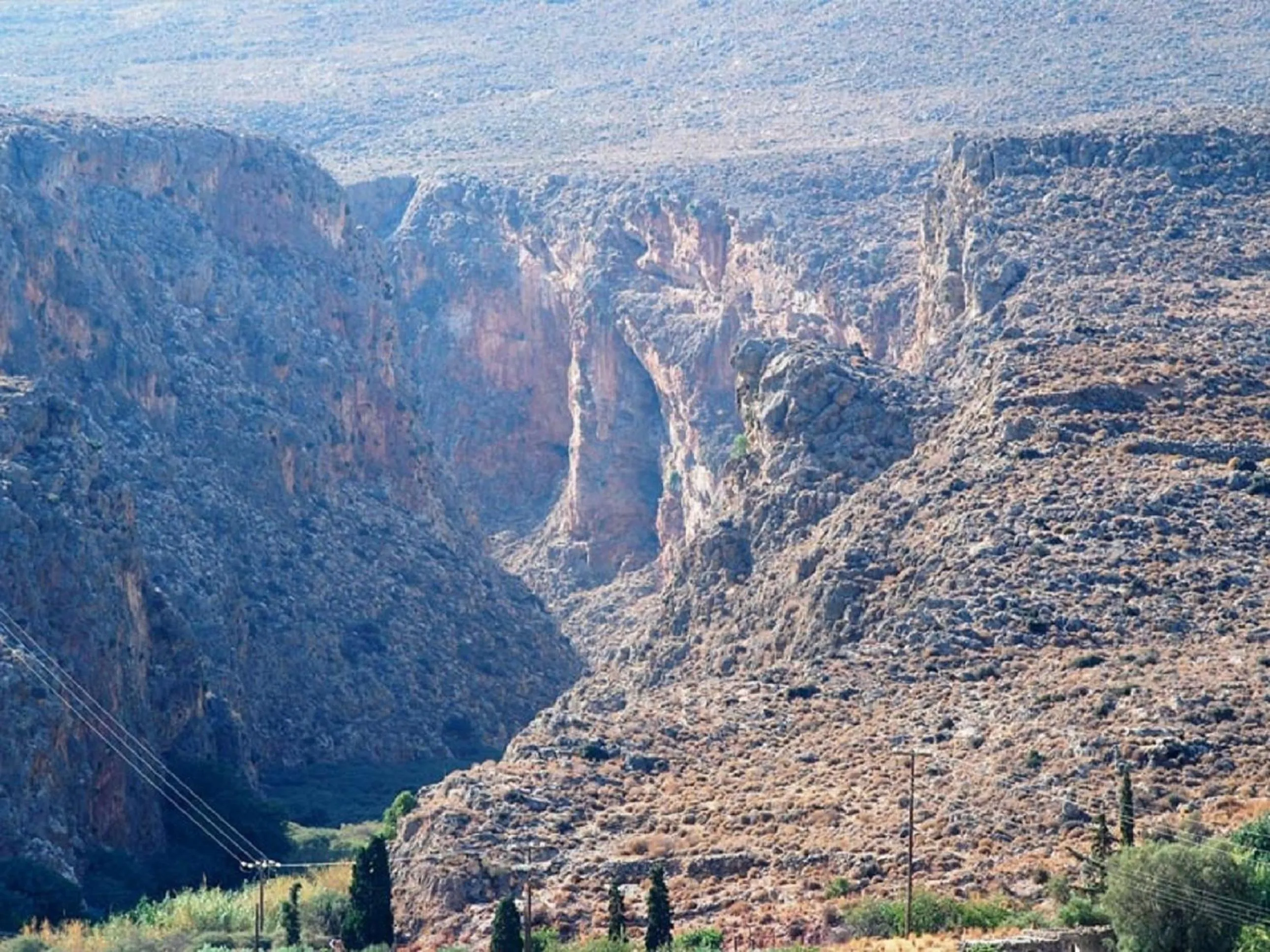 Natural landscape in Hotel zakros rooms-restaurant