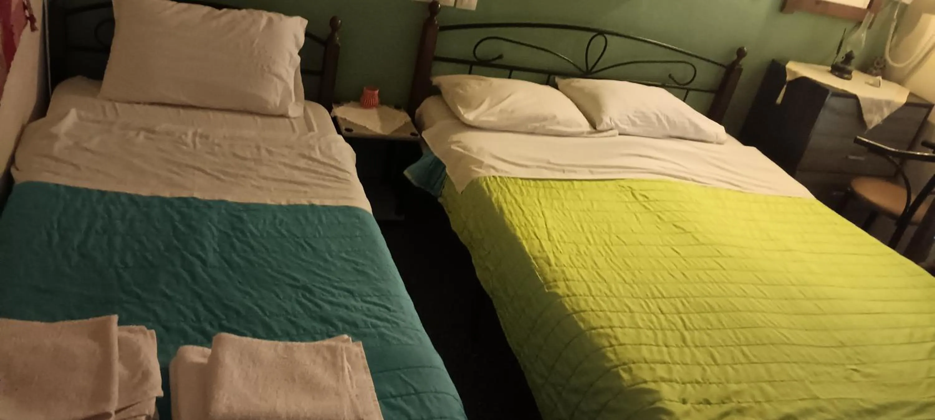 Bedroom, Bed in Hotel zakros rooms-restaurant