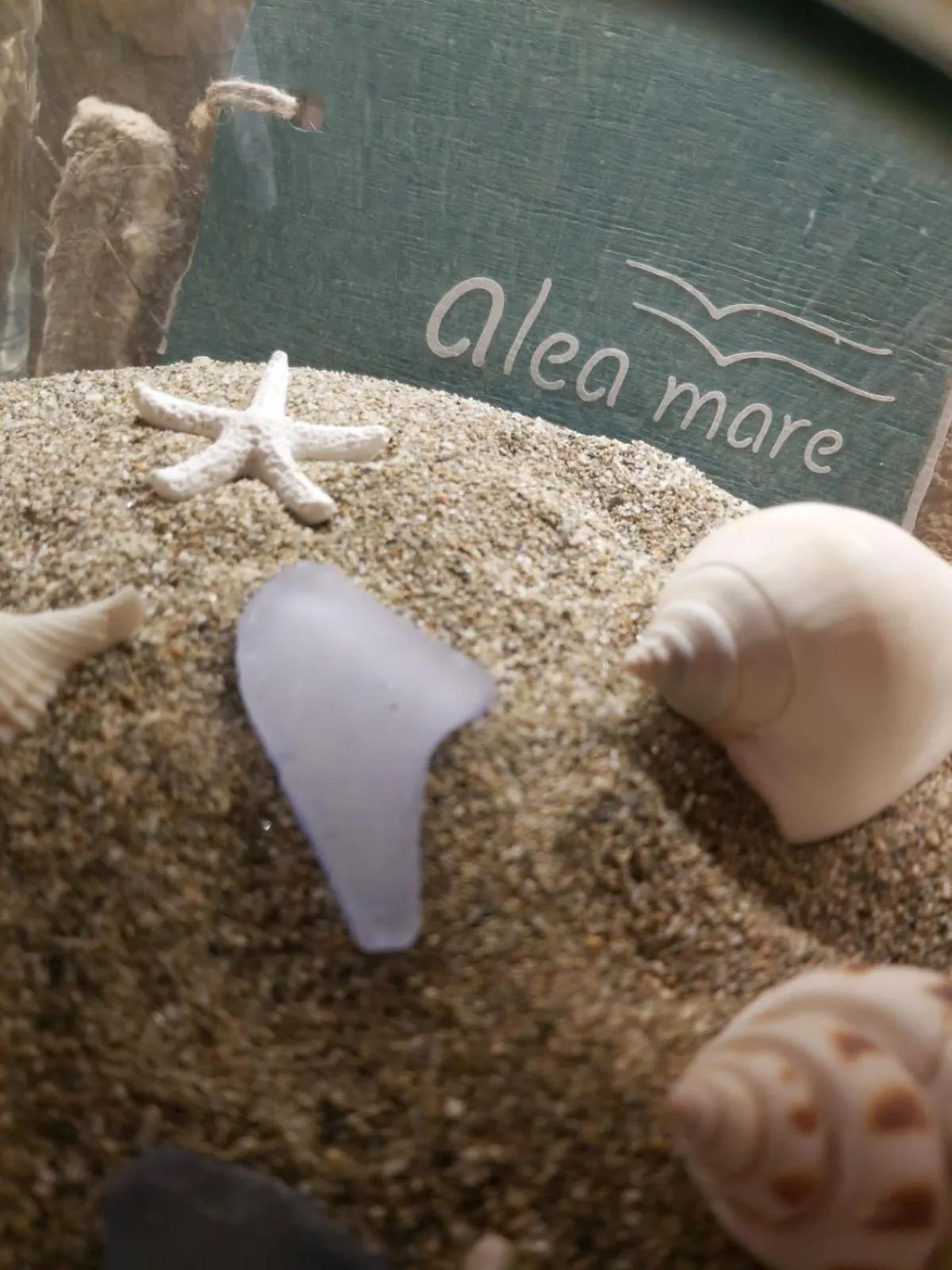 Text overlay in Alea Mare Hotel