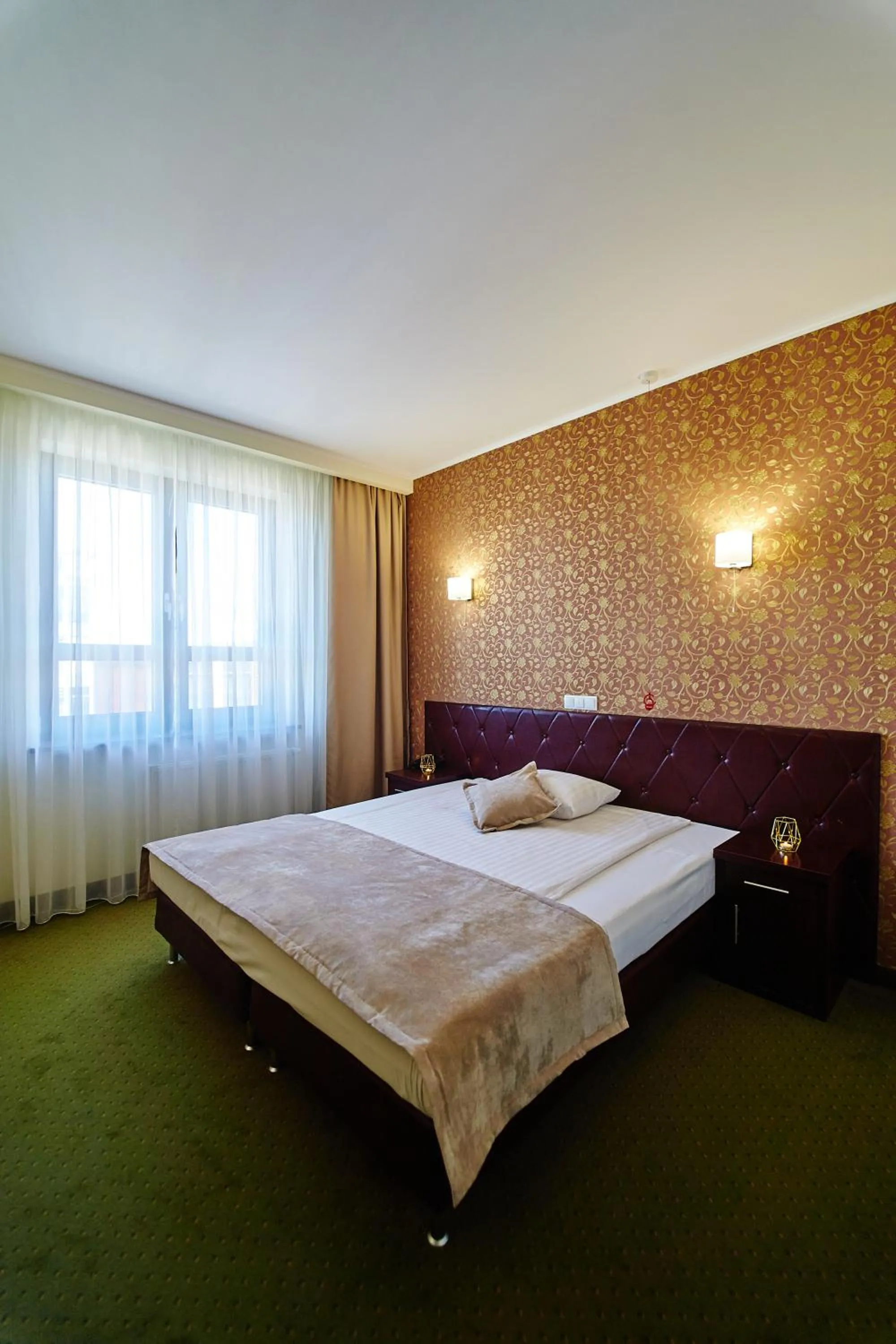 Bed in Hotel Szyszko