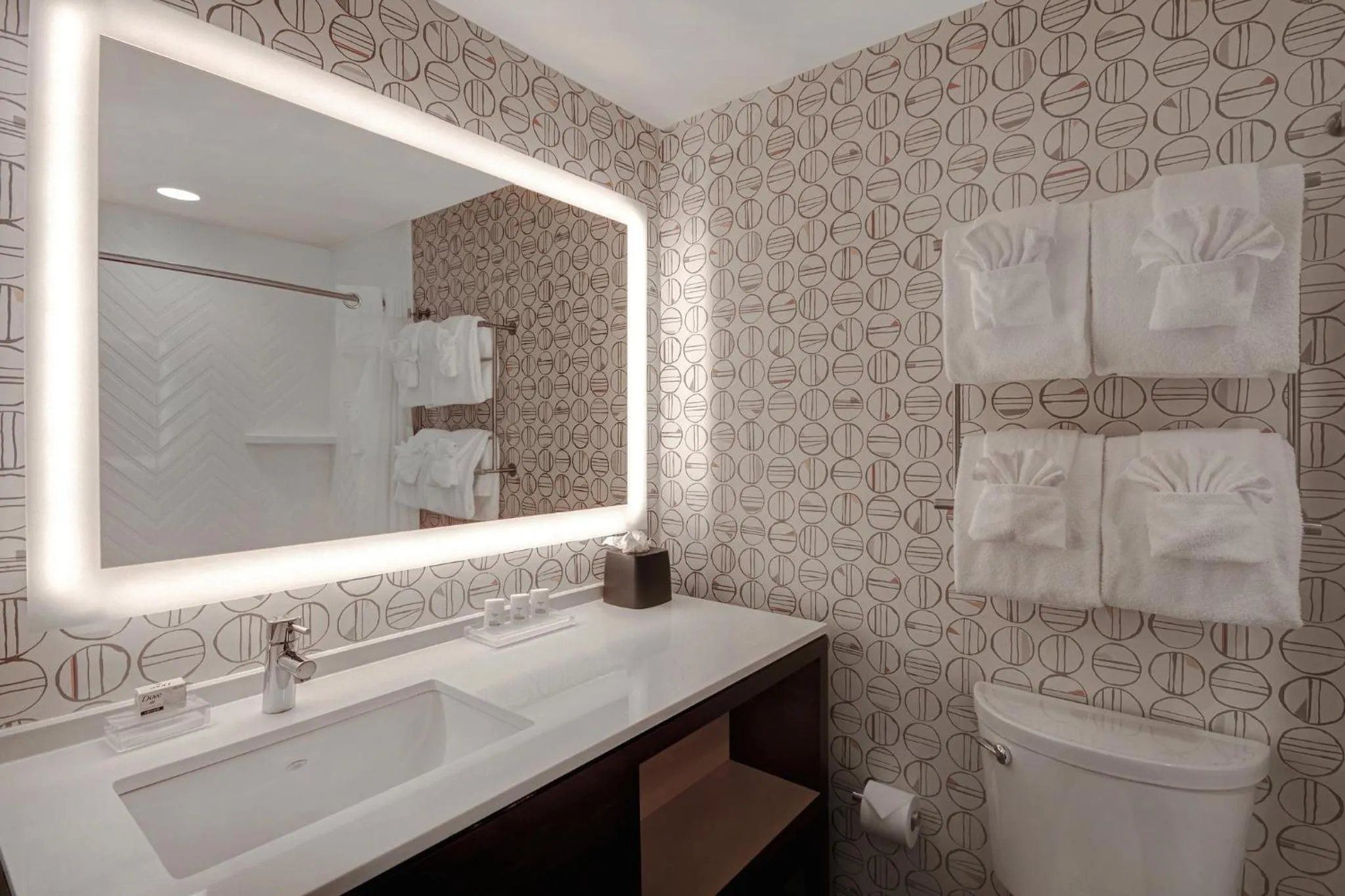 Bathroom in Holiday Inn Detroit Northwest - Livonia by IHG