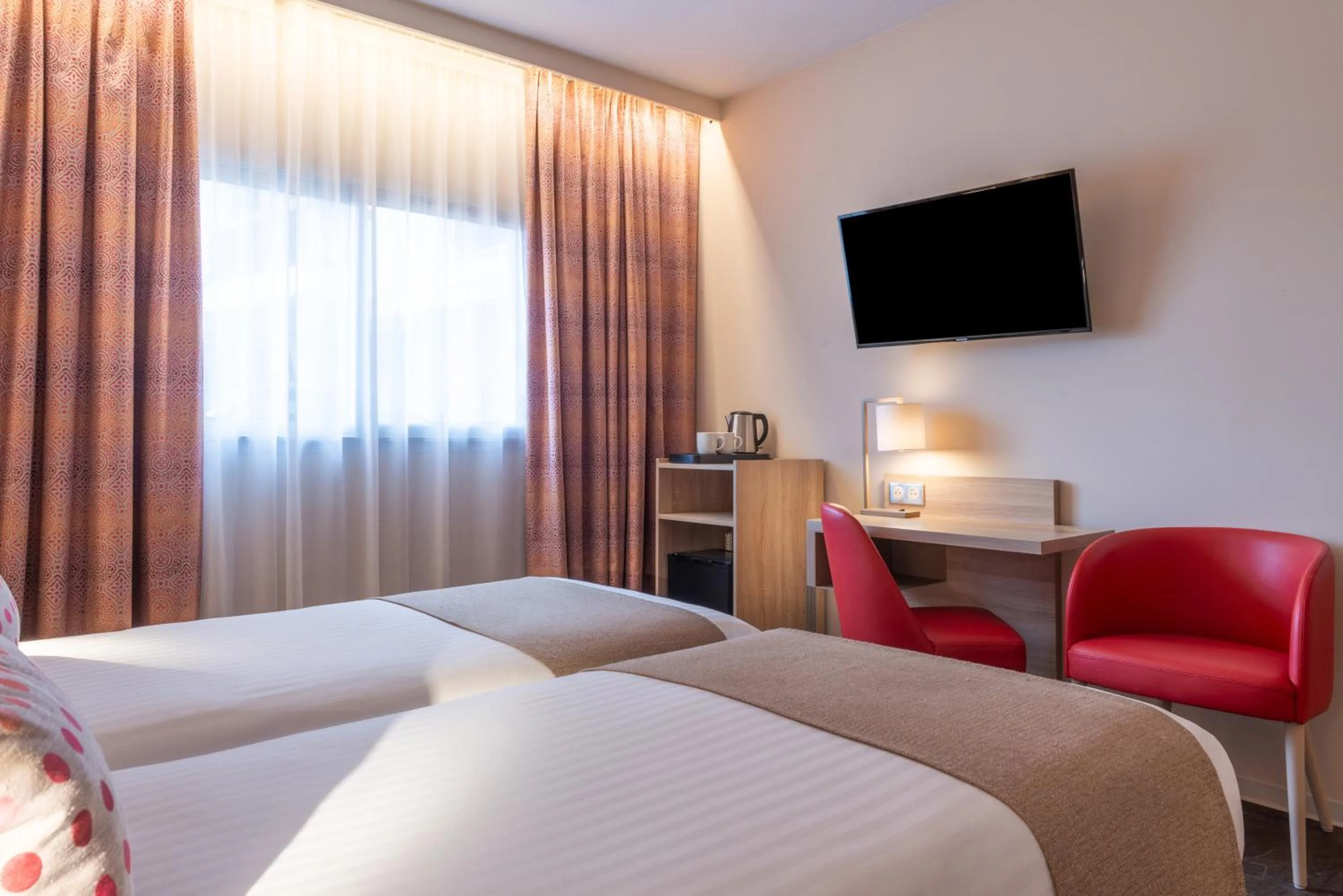 Bed in Hôtel L'Empreinte