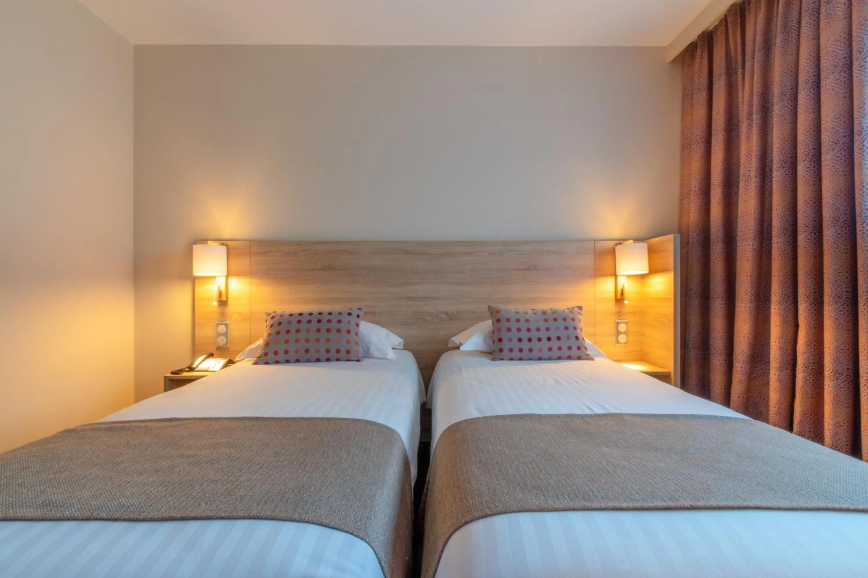 Bed in Hôtel L'Empreinte