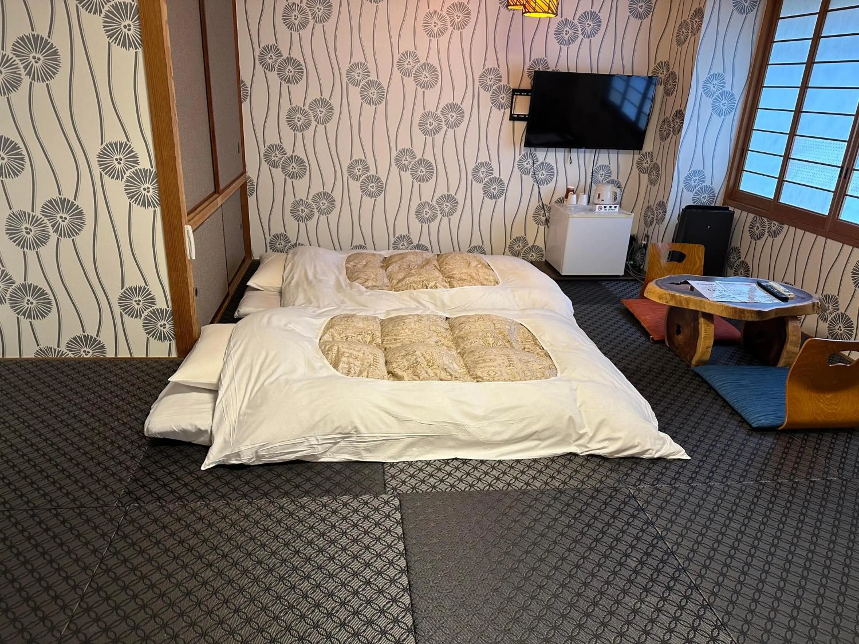 Bedroom, Bed in Yufuin Akarinoyado