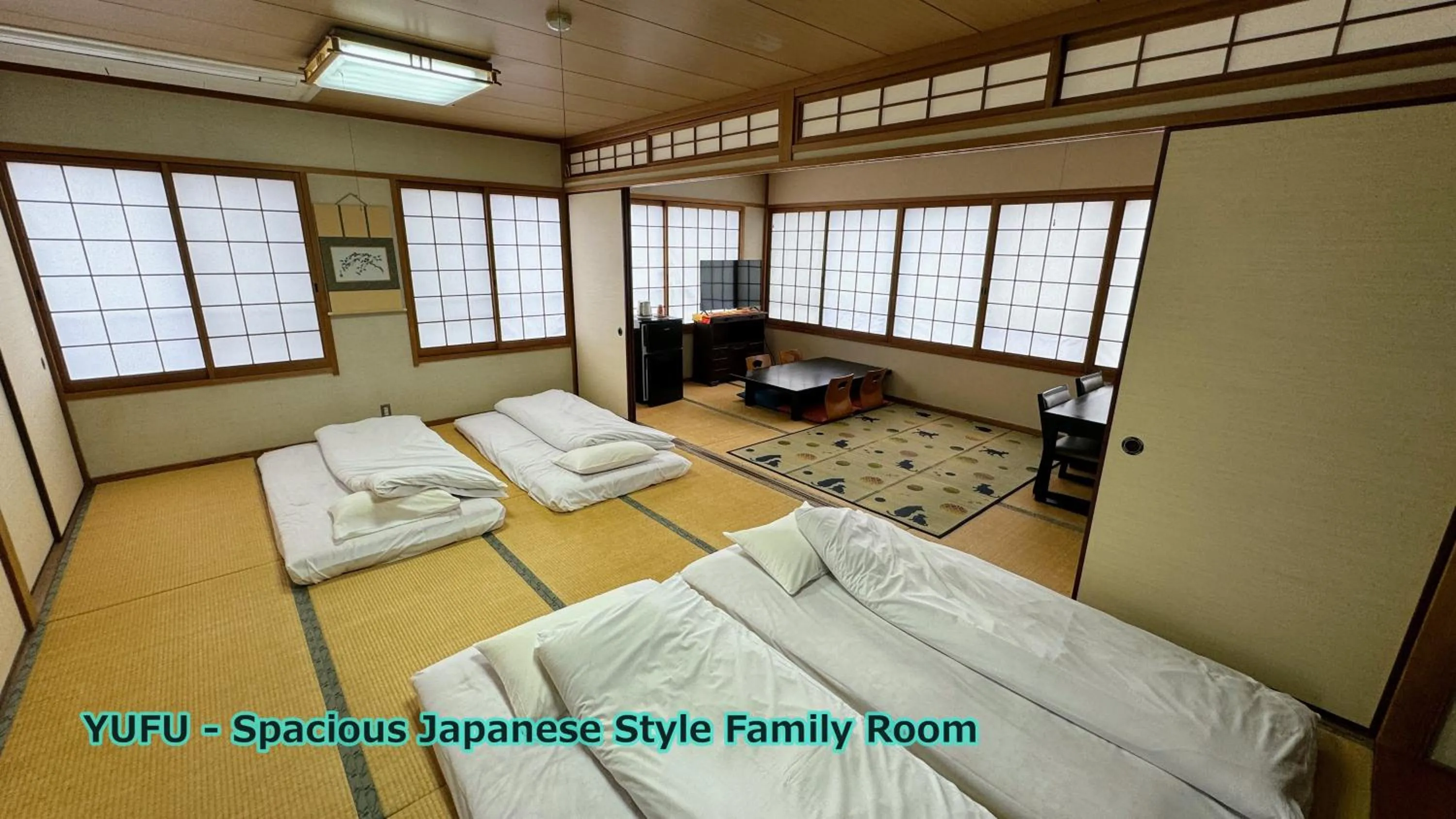 Bedroom, Bed in Yufuin Akarinoyado