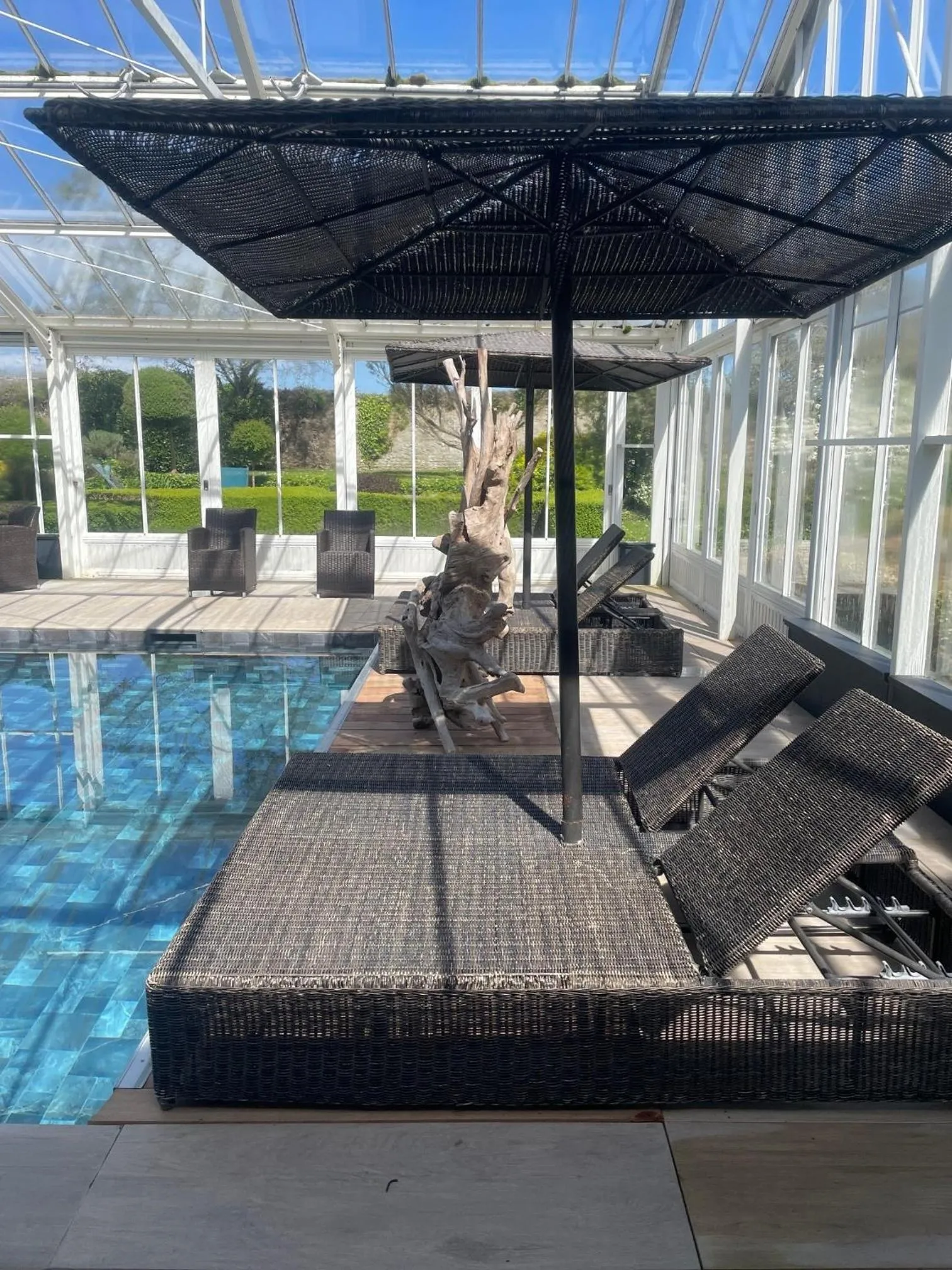 Swimming pool in Grand Hôtel "Château de Sully" - Piscine & Spa