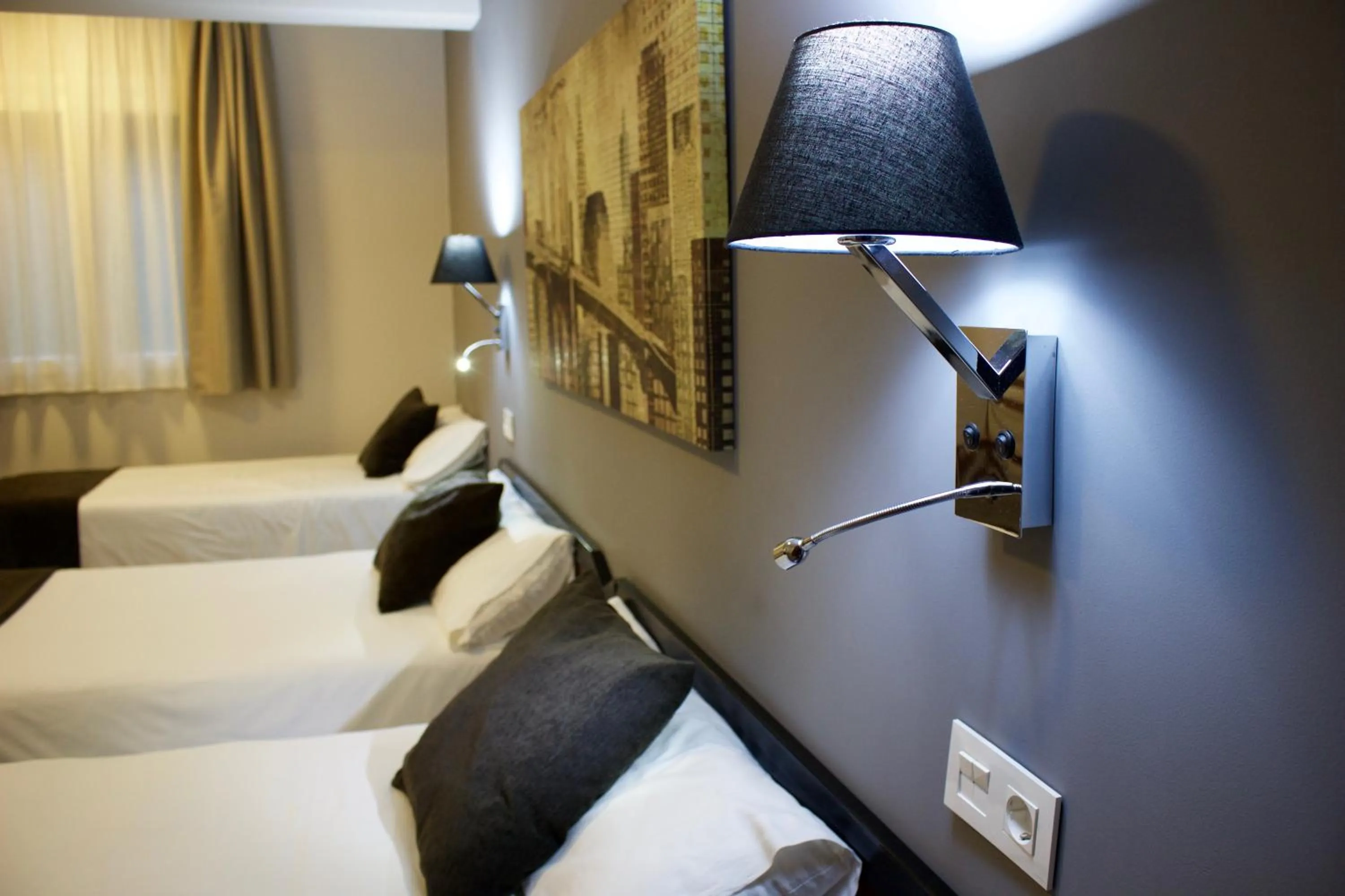 Bed in Hotel El Haya