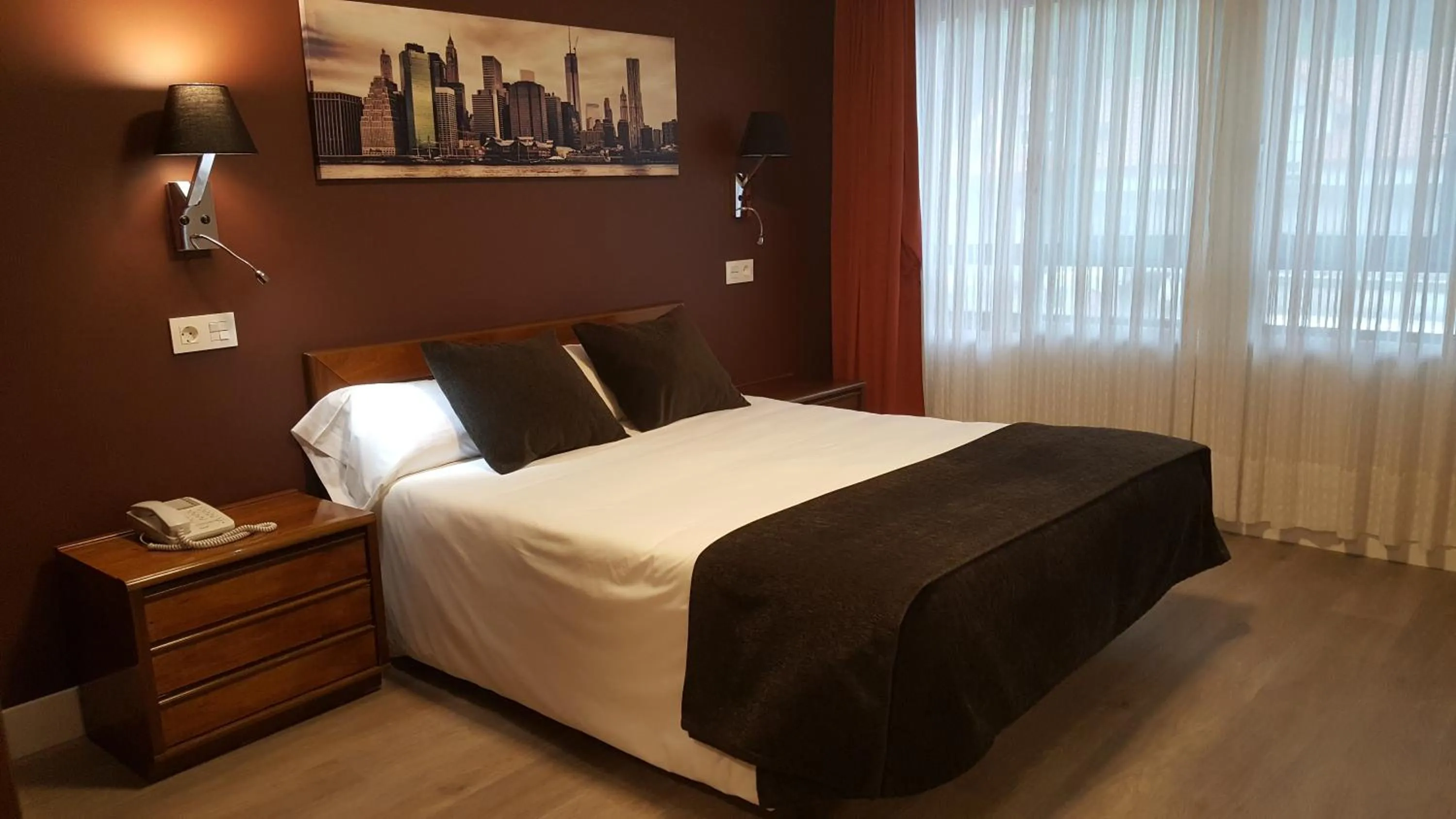 Bed in Hotel El Haya