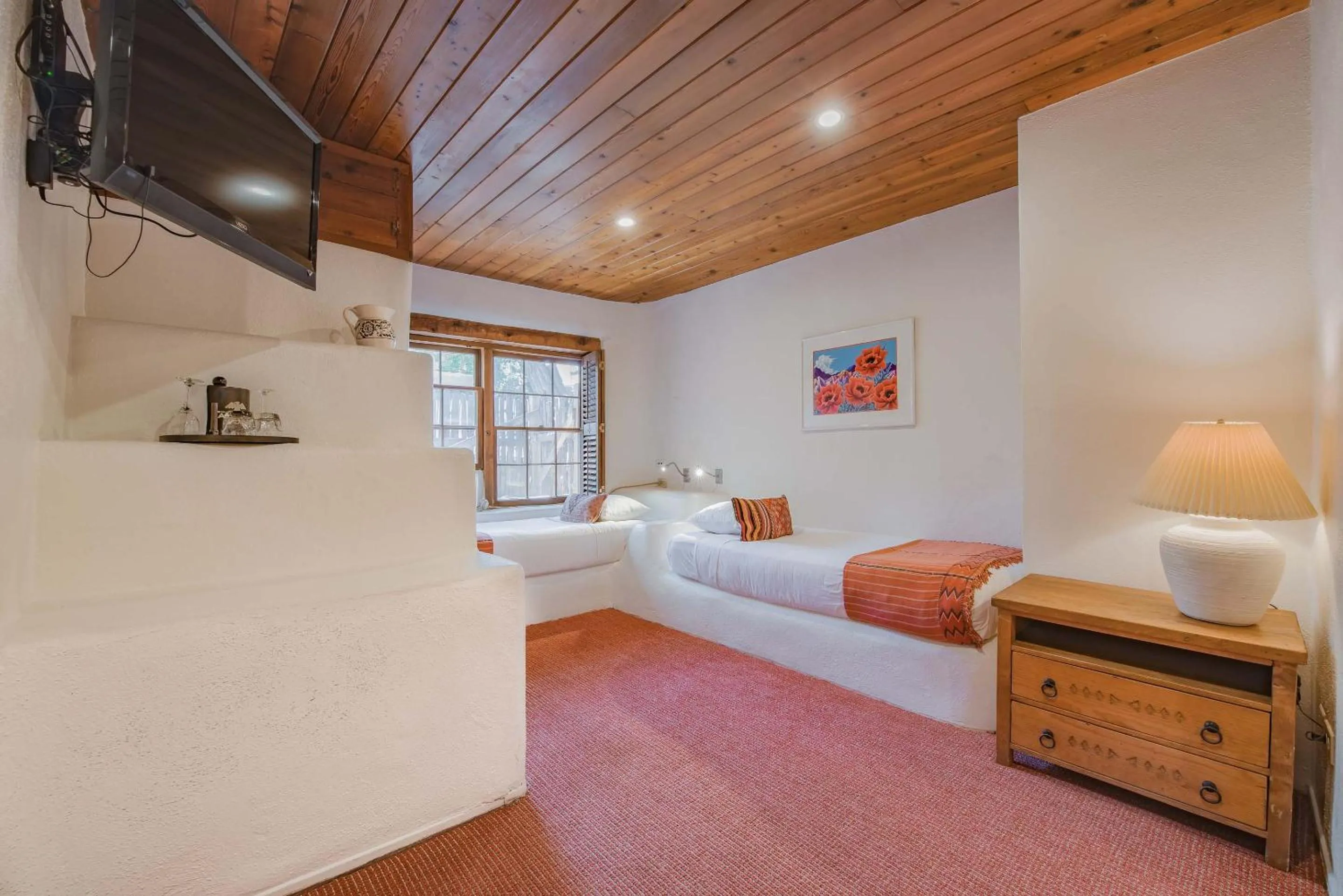 Photo of the whole room, Bed in The Historic Taos Inn