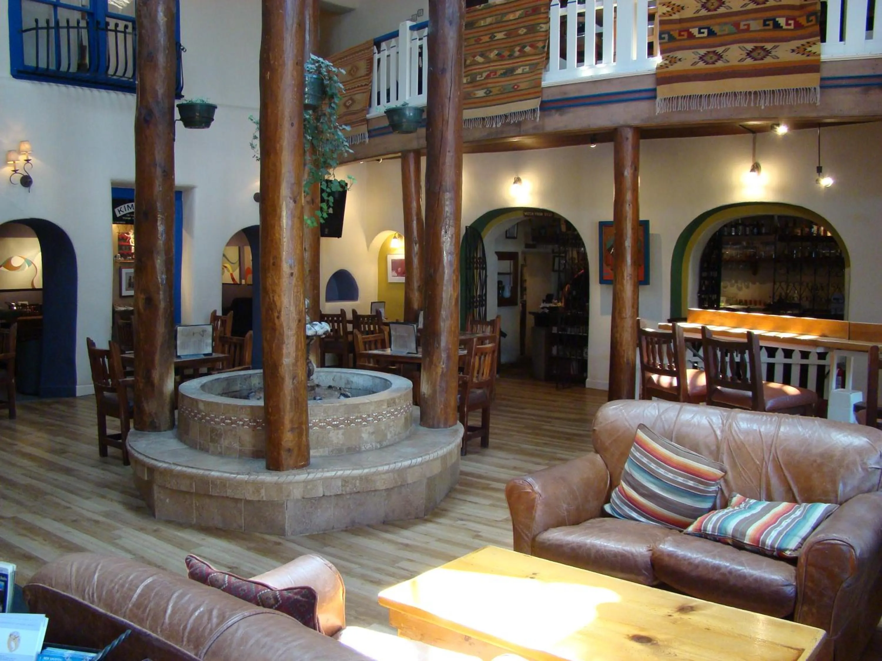 Lobby or reception in The Historic Taos Inn