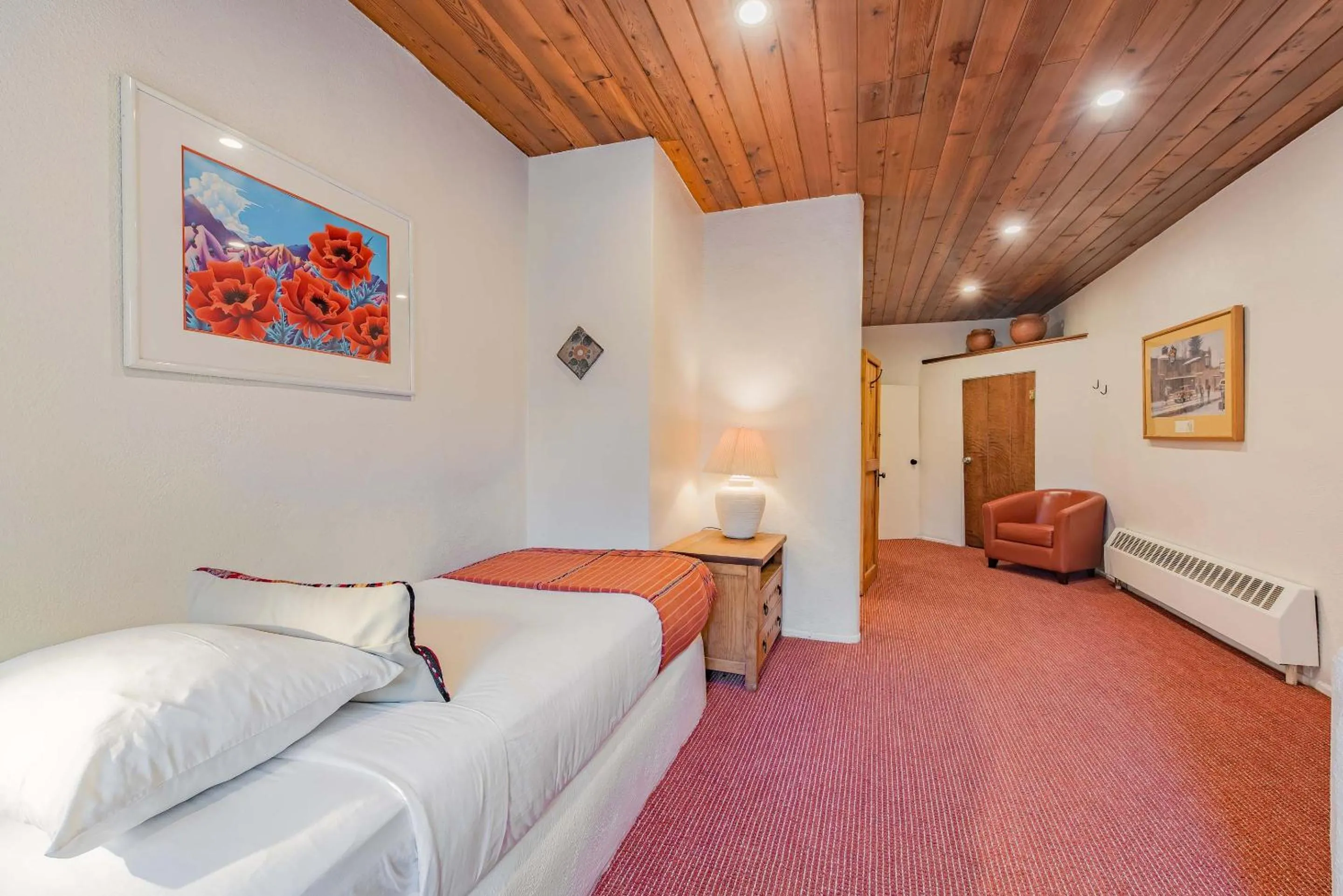 Bed in The Historic Taos Inn