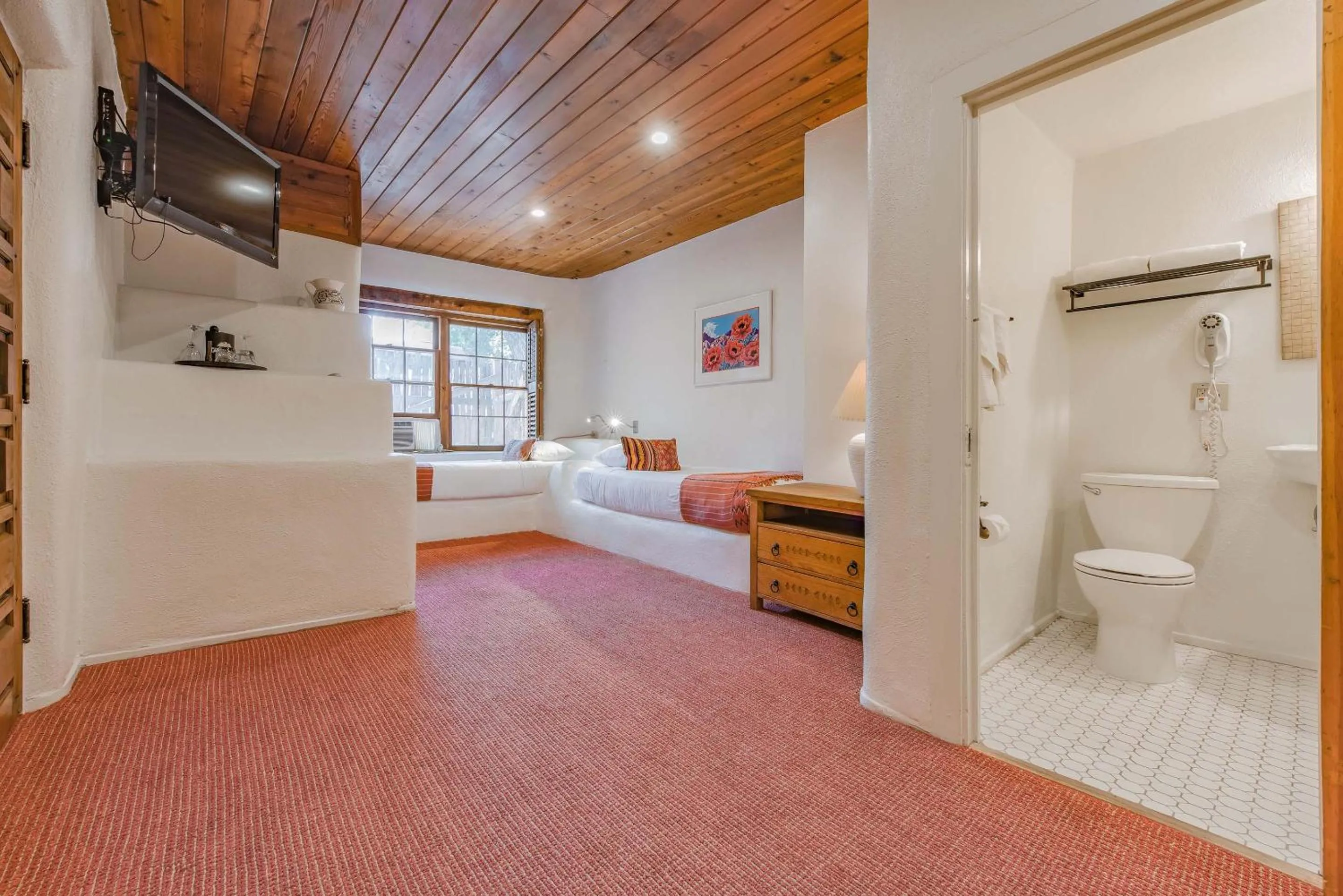 Photo of the whole room, Bed in The Historic Taos Inn