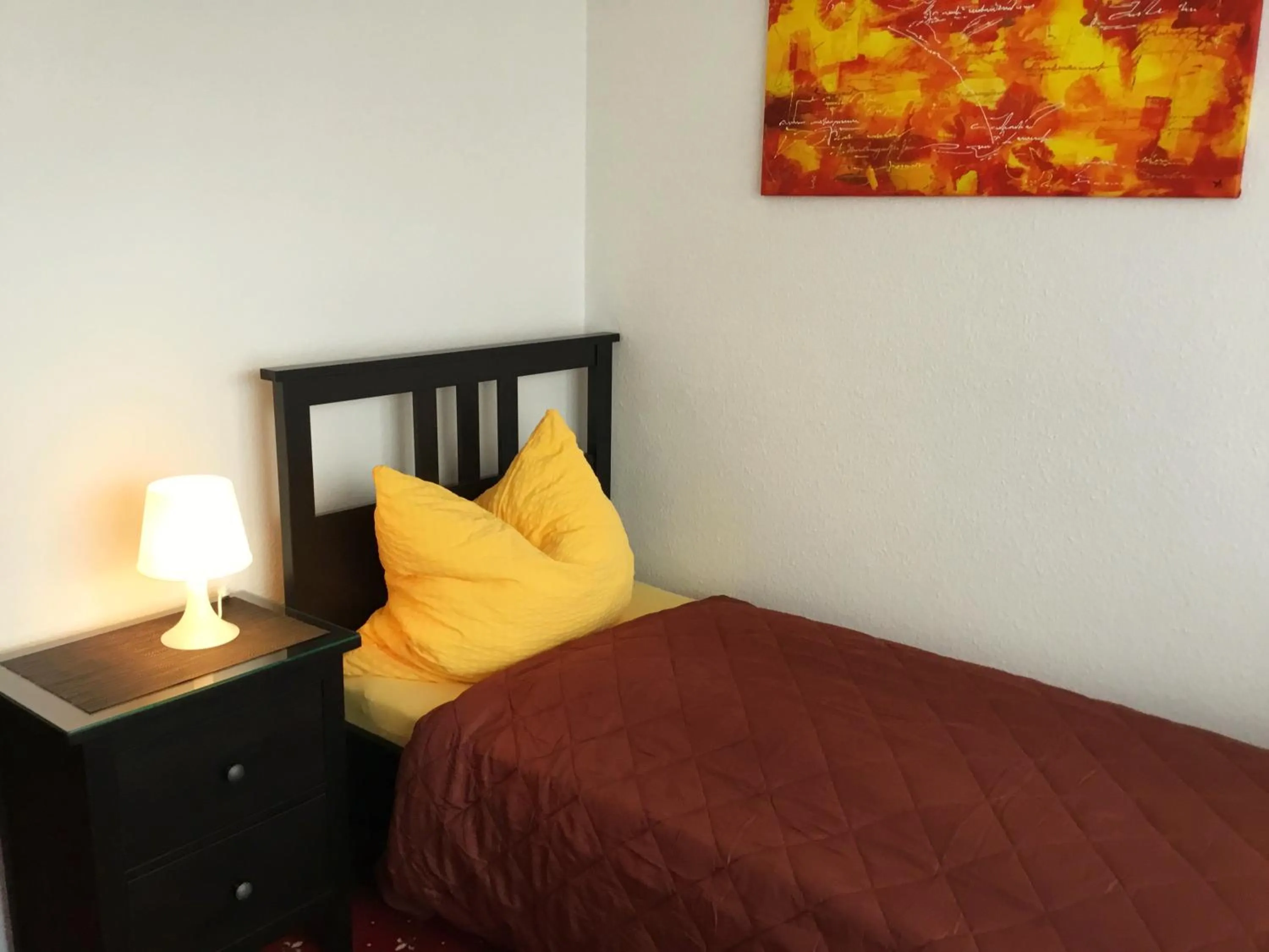 Photo of the whole room, Bed in Panorama Hotel Pension Frohnau