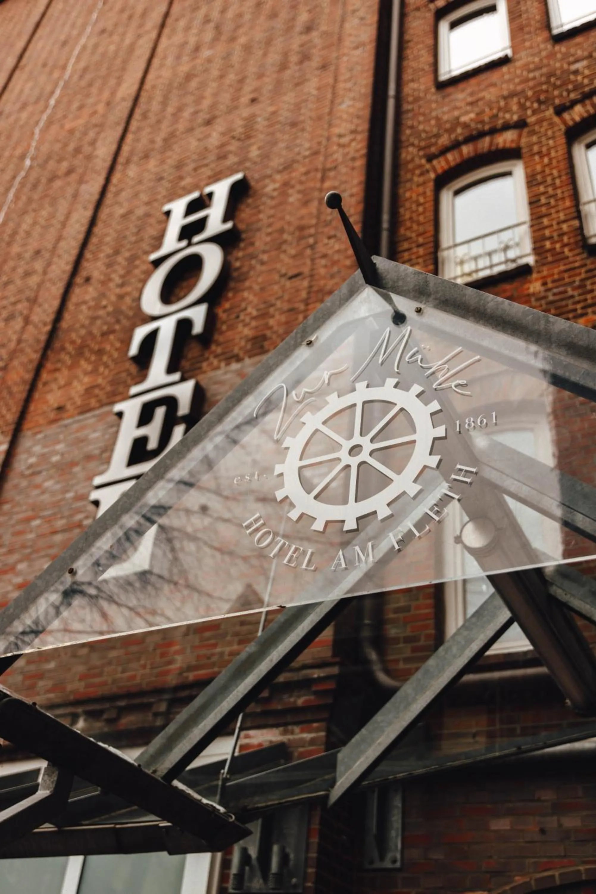 Property building in Zur Mühle - Hotel am Fleth