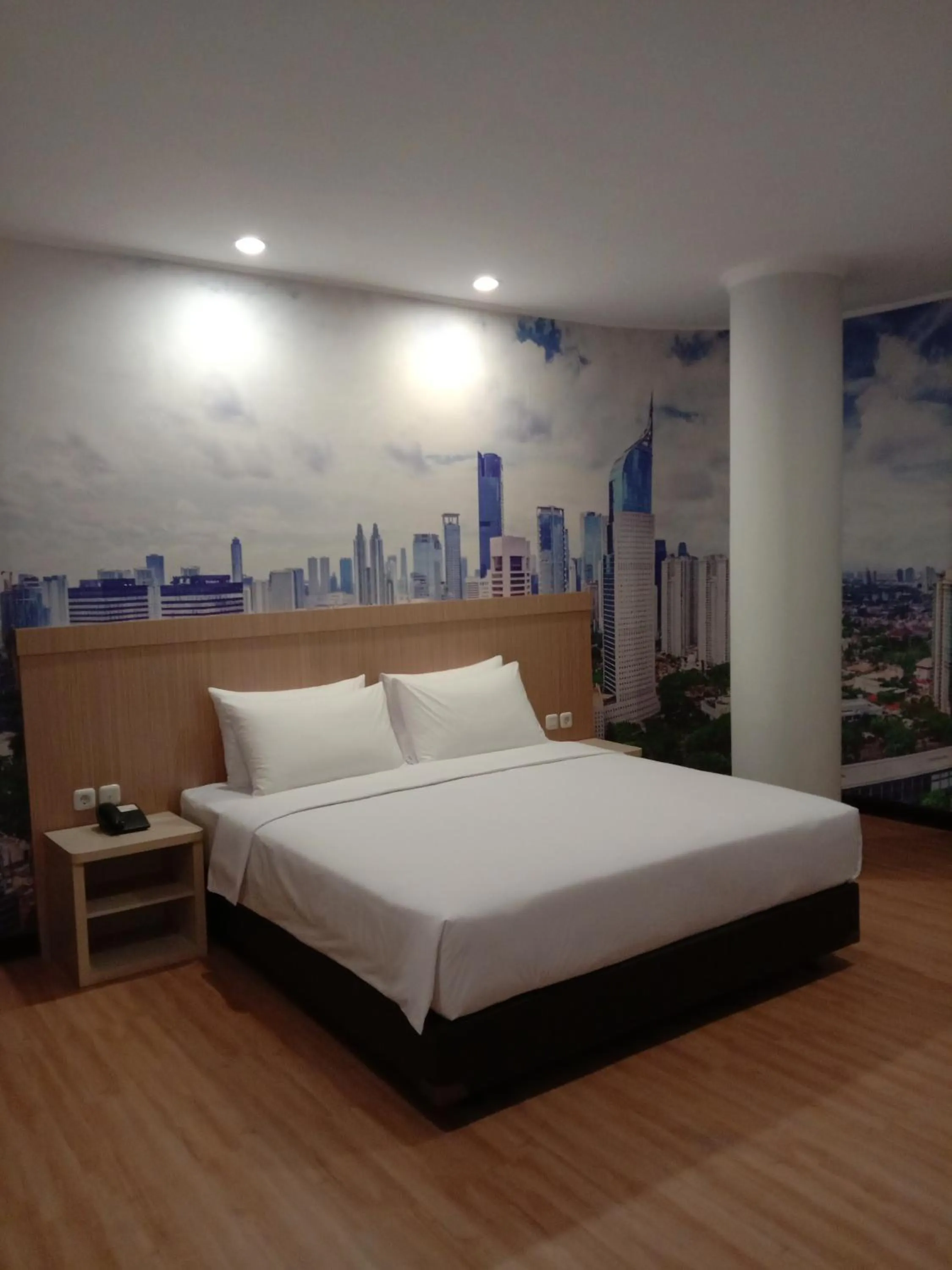 Bed in Sanno Pluit Hotel