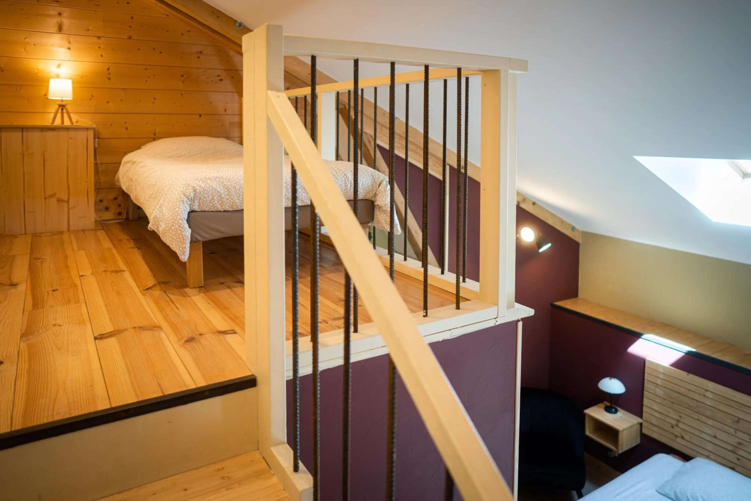 Bed in Les Balcons de la Terrasse
