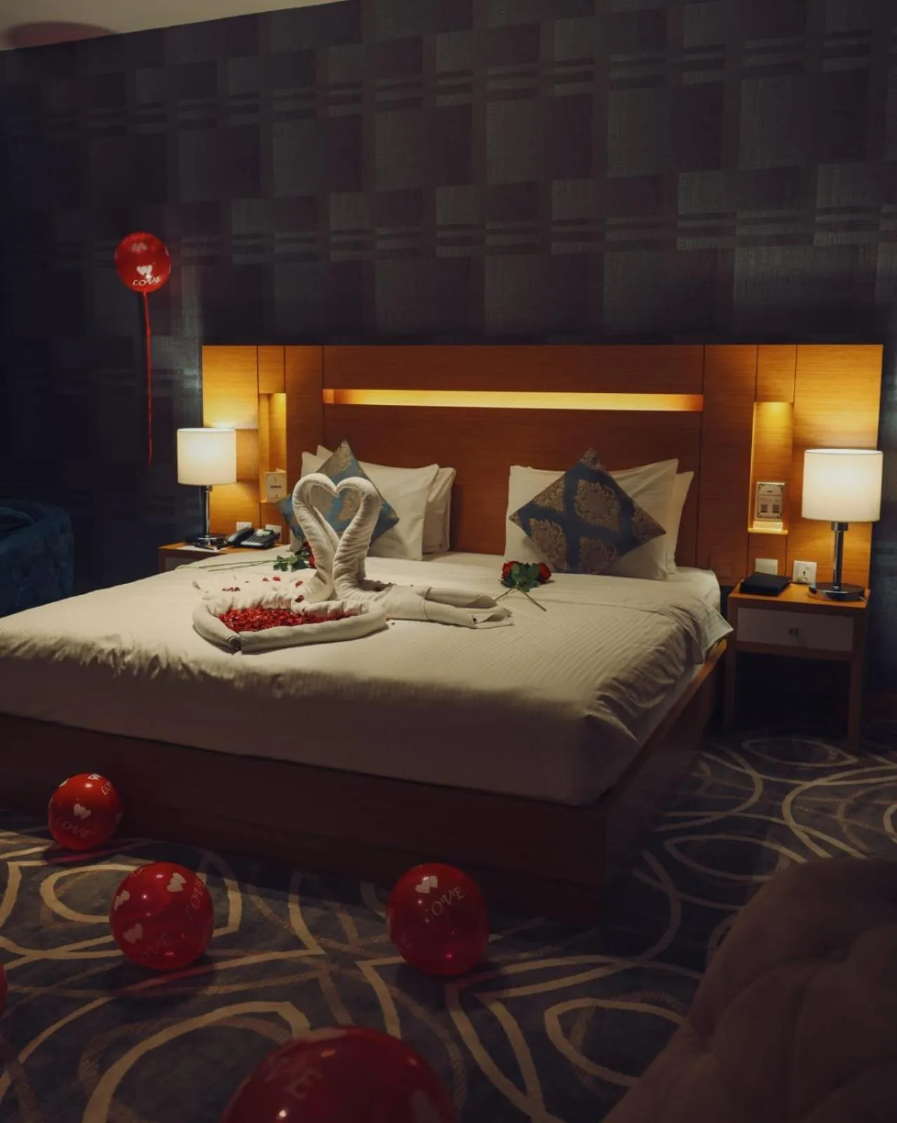 Bed in Coral Palace Hotel