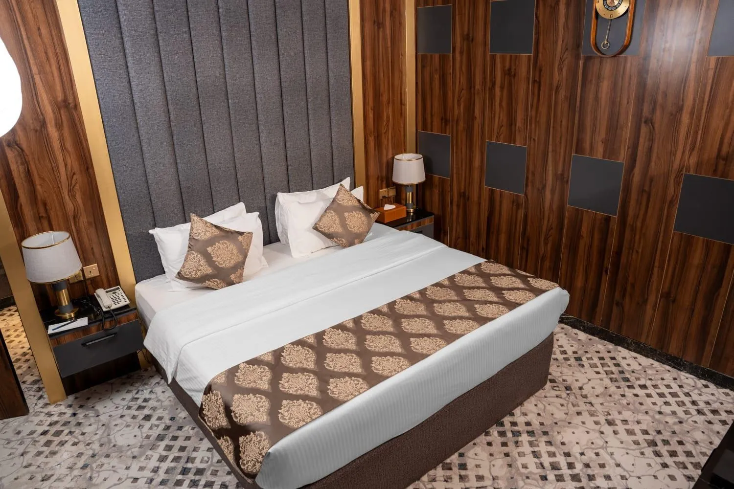 Bed in Coral Palace Hotel