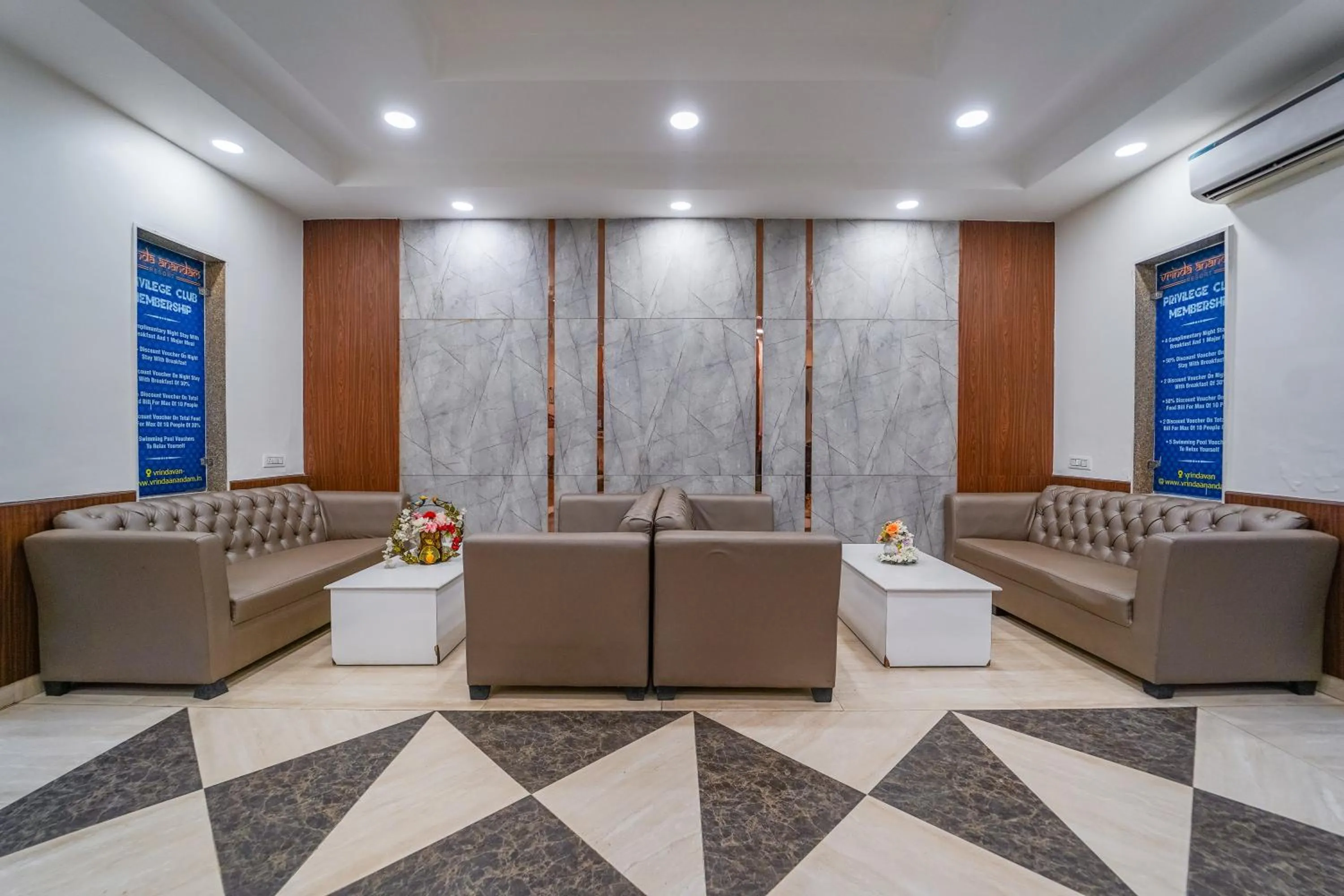 Lobby or reception in Vrinda Anandam Resort