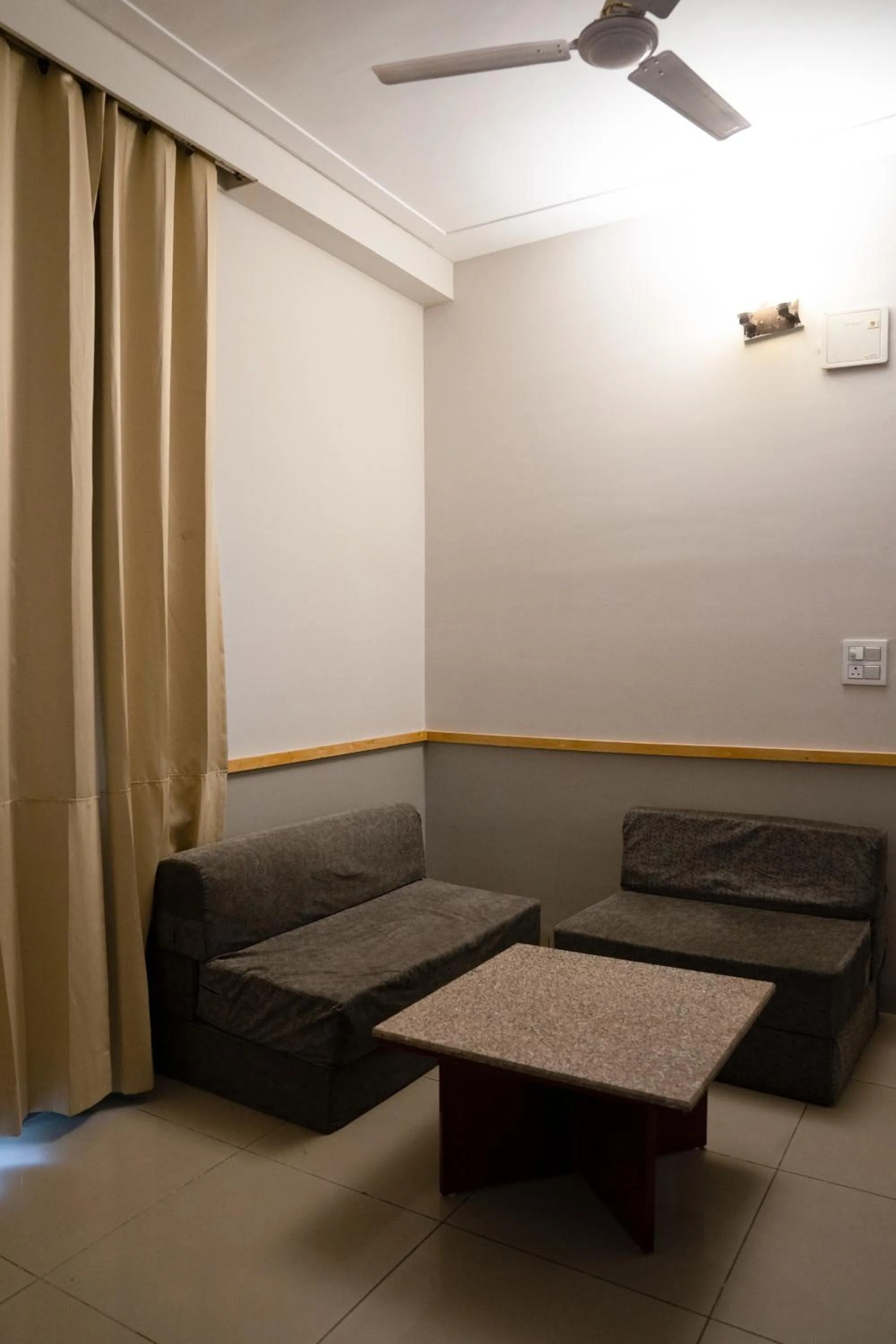 Living room in Vrinda Anandam Resort