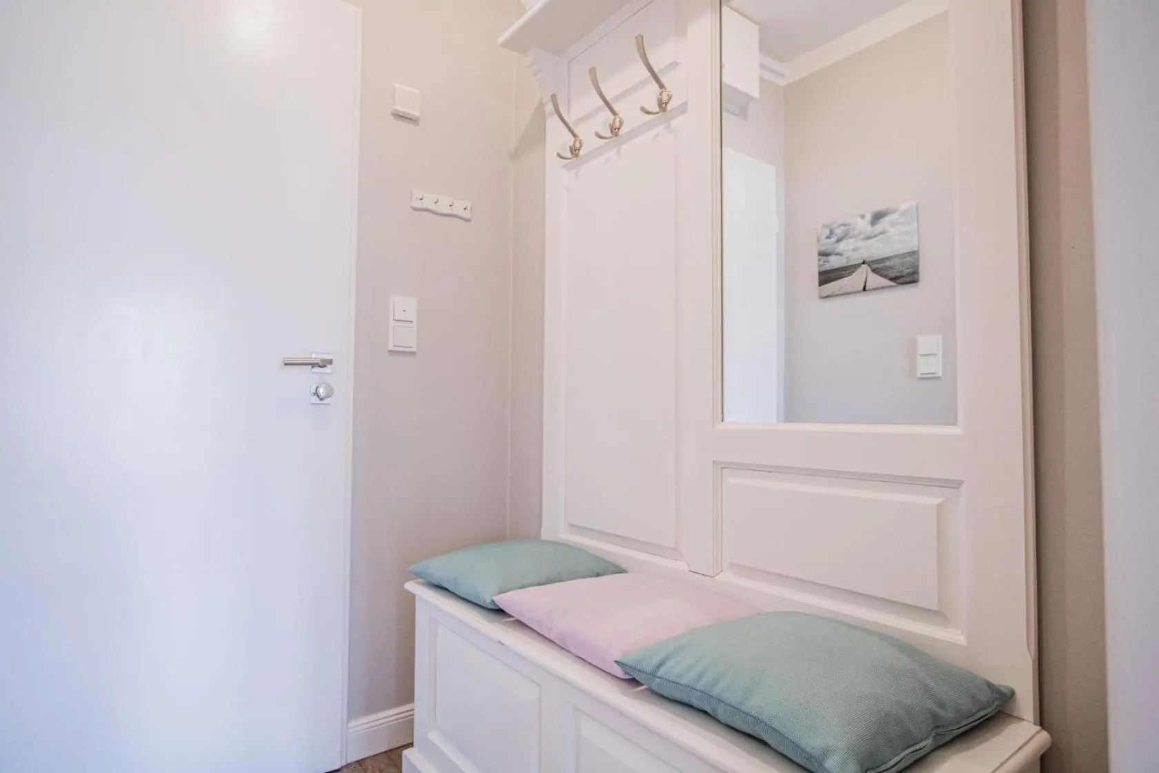 Photo of the whole room, Bed in App. Theo 50