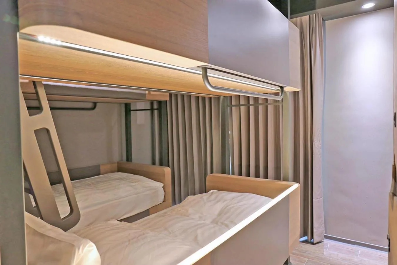 Bed in KIWI SHARE HOTEL ZHONGLI