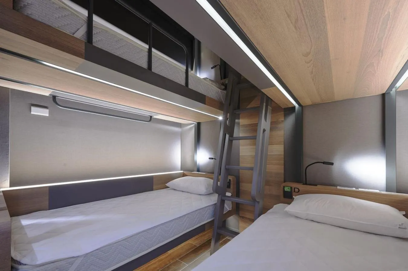 Bed in KIWI SHARE HOTEL ZHONGLI