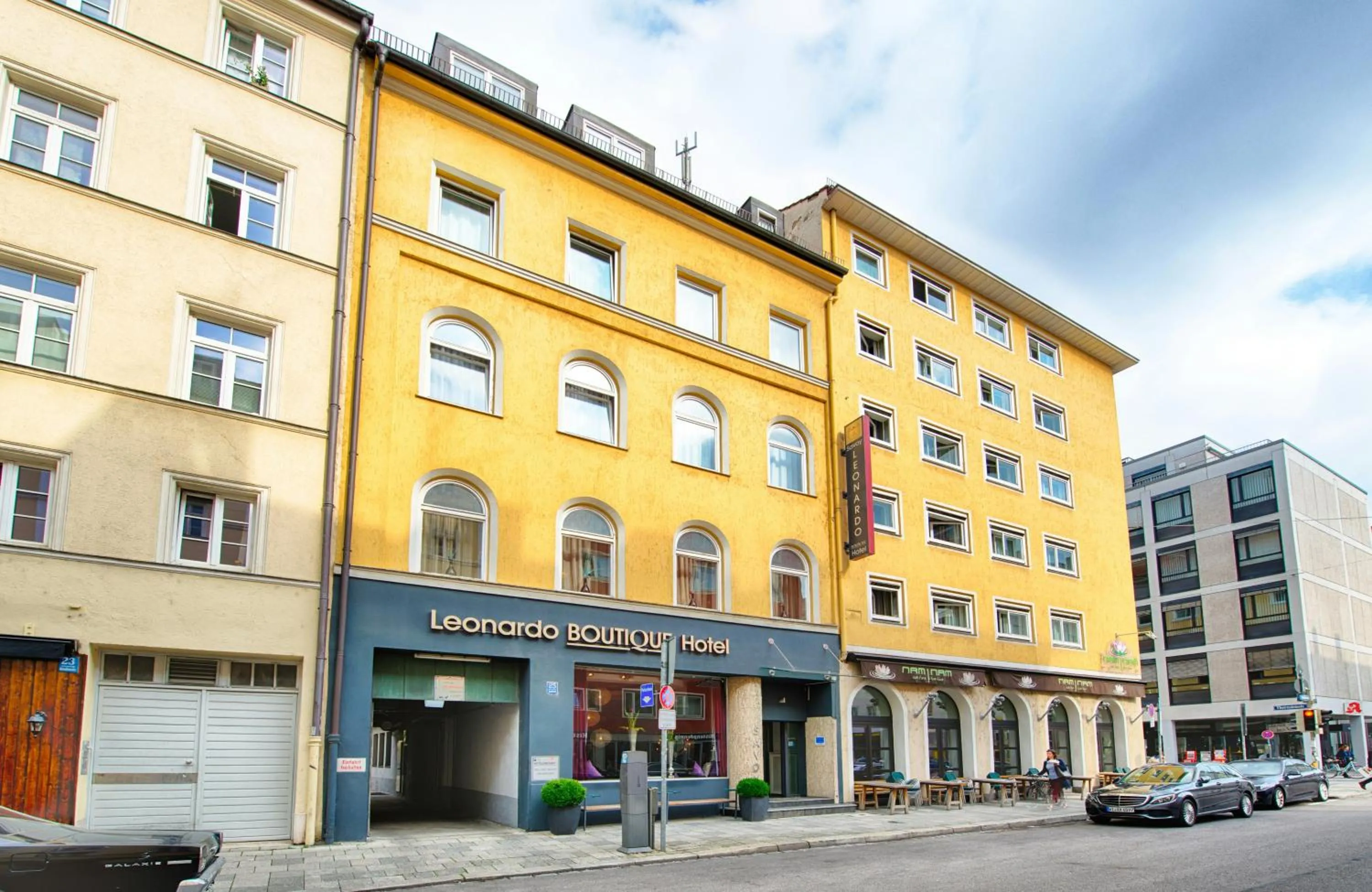 Property building in Leonardo Boutique Hotel Munich