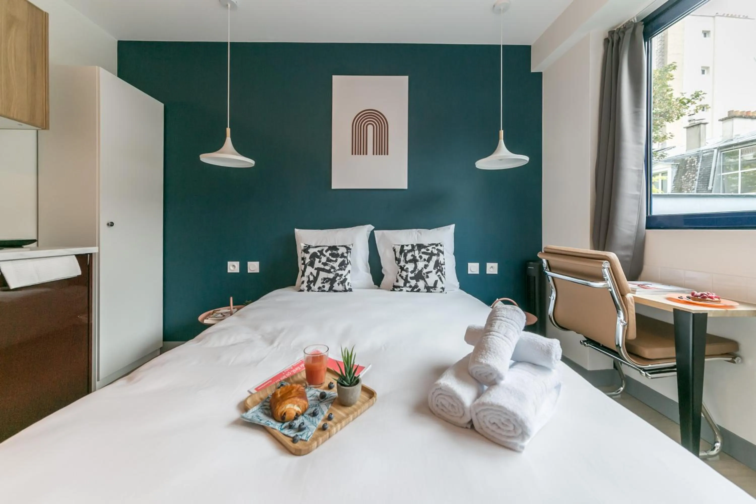 Bedroom, Bed in WS Tour Eiffel - Nicolo