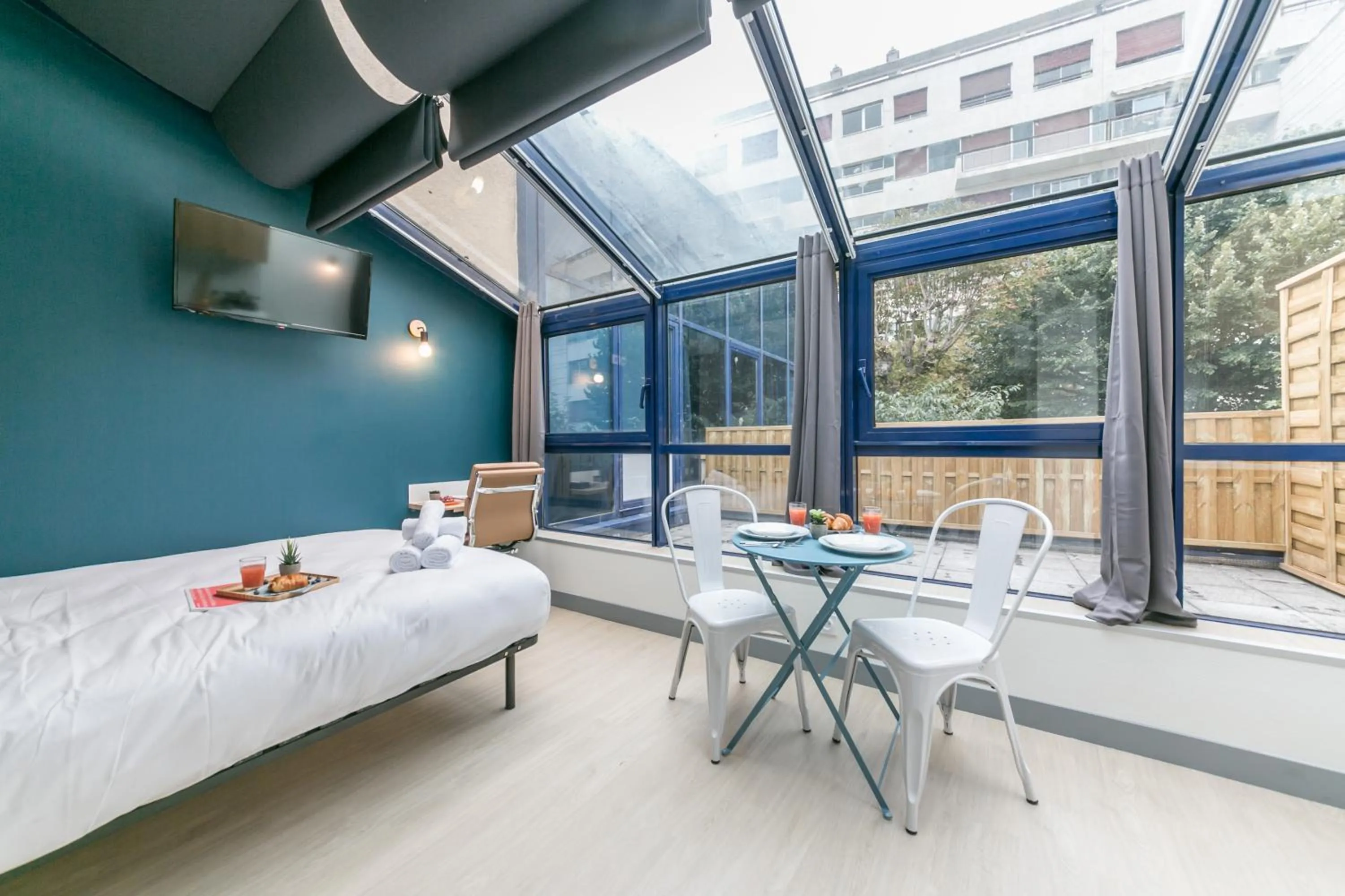 Bedroom, Bed in WS Tour Eiffel - Nicolo