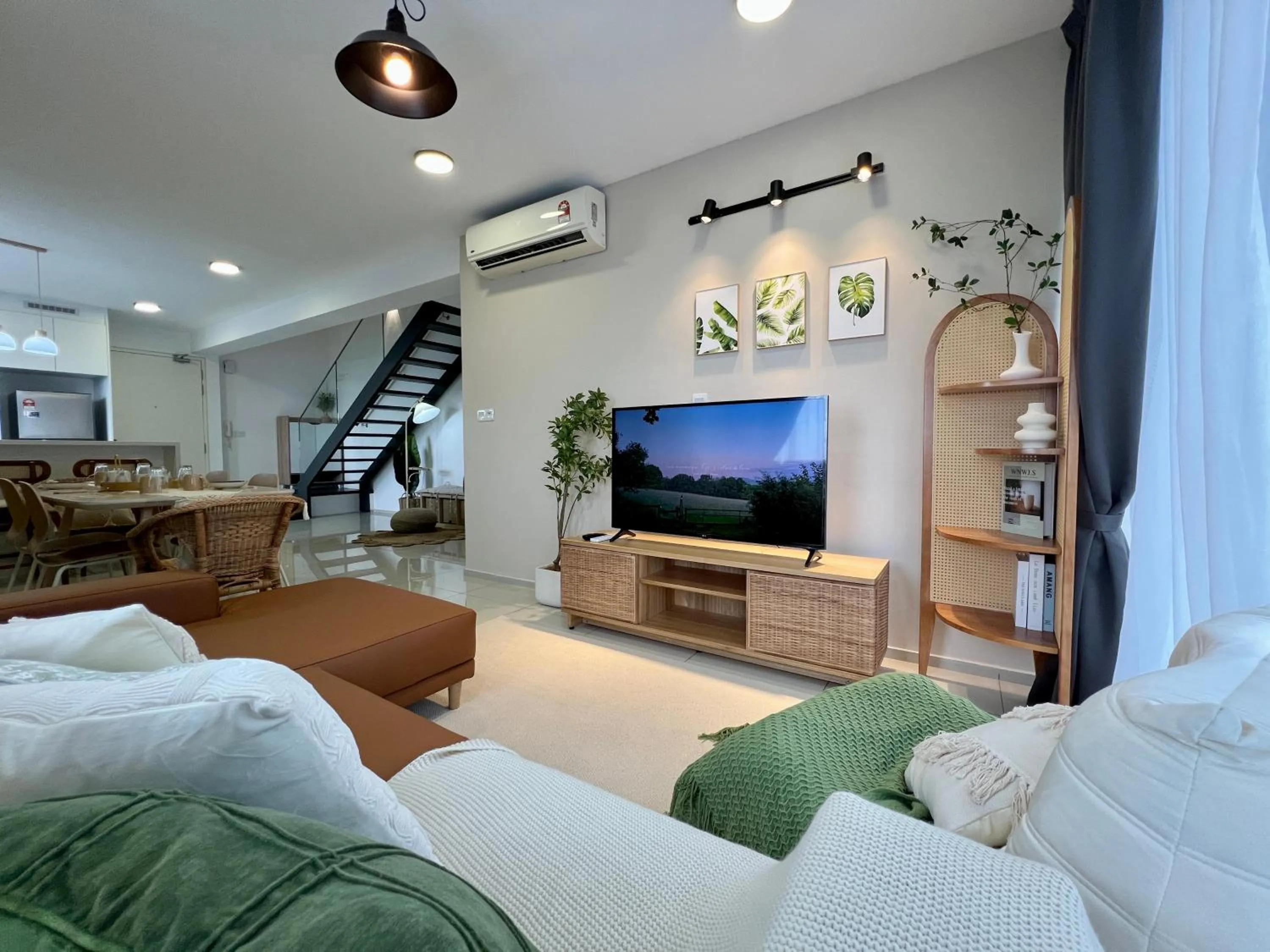 air conditioner, Bed in Ekocheras @ Kuala Lumpur