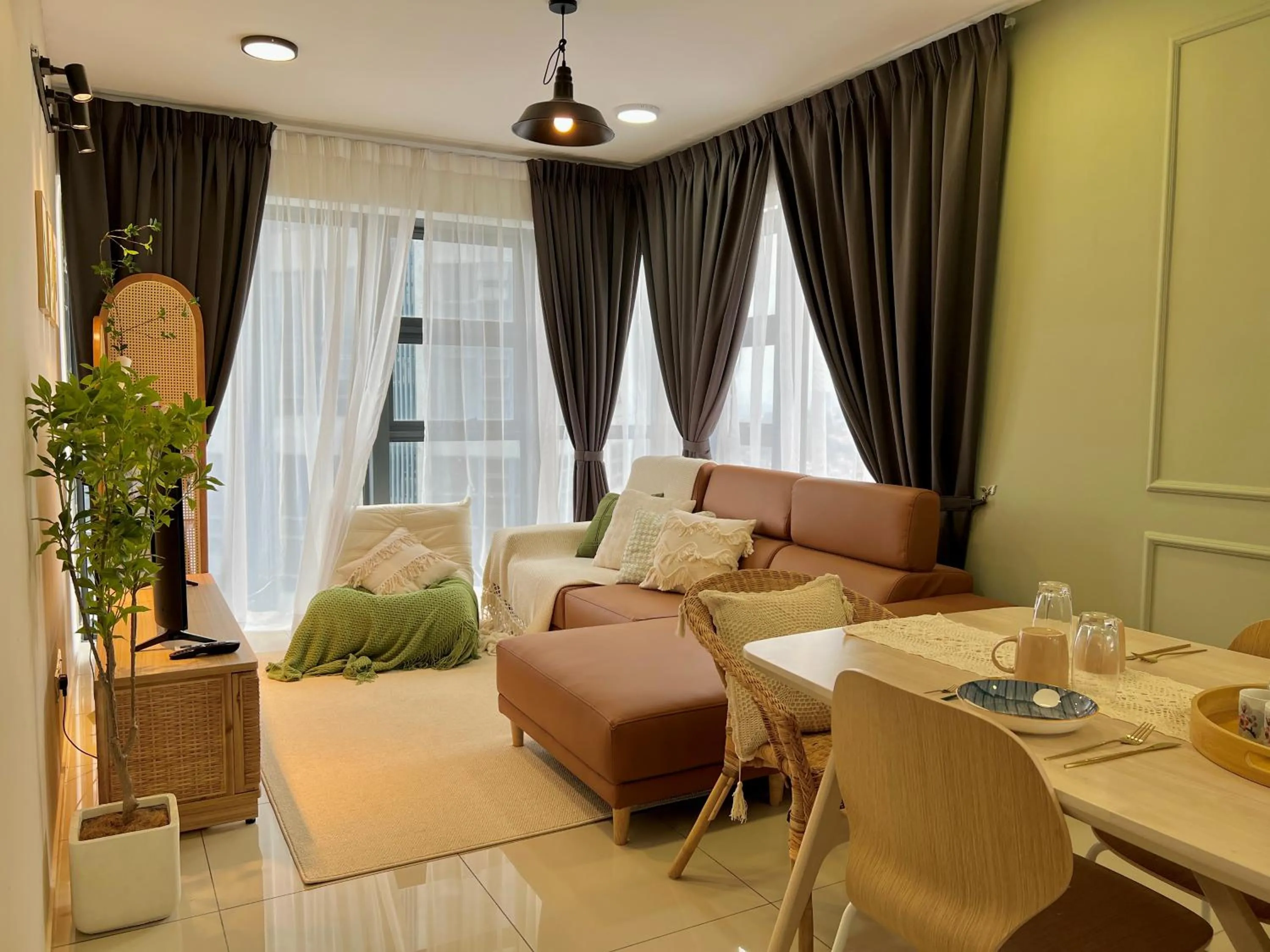 Living room in Ekocheras @ Kuala Lumpur