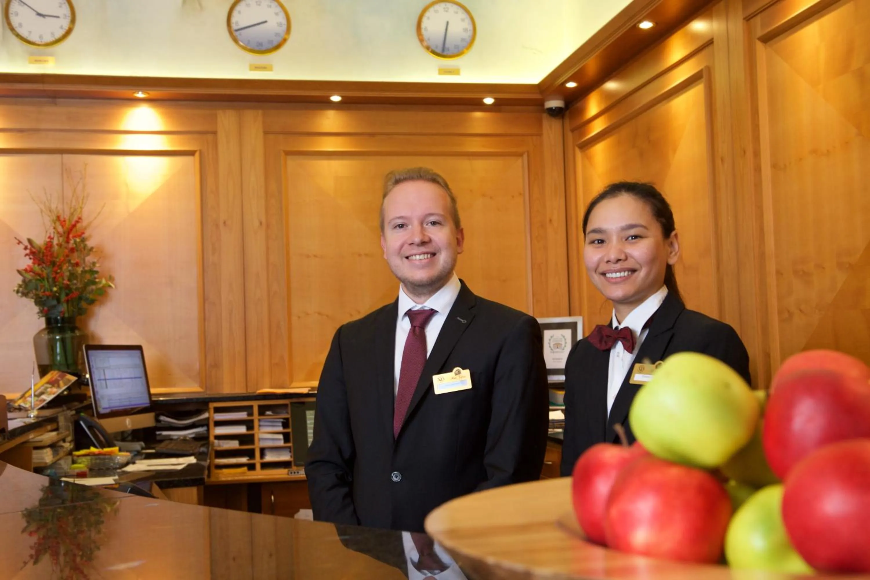 Lobby or reception in Hotel Torbräu