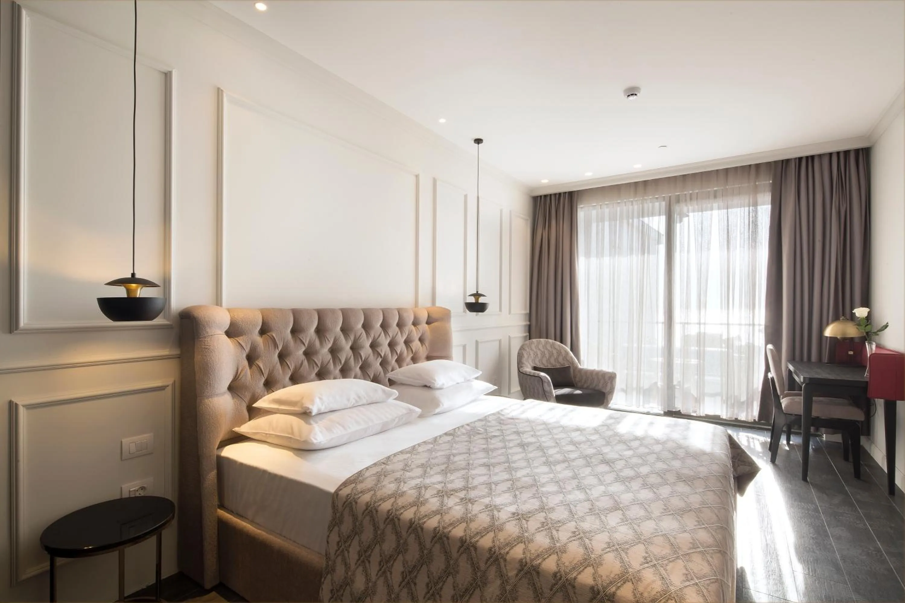 Bed in Vivid Blue Serenity Resort