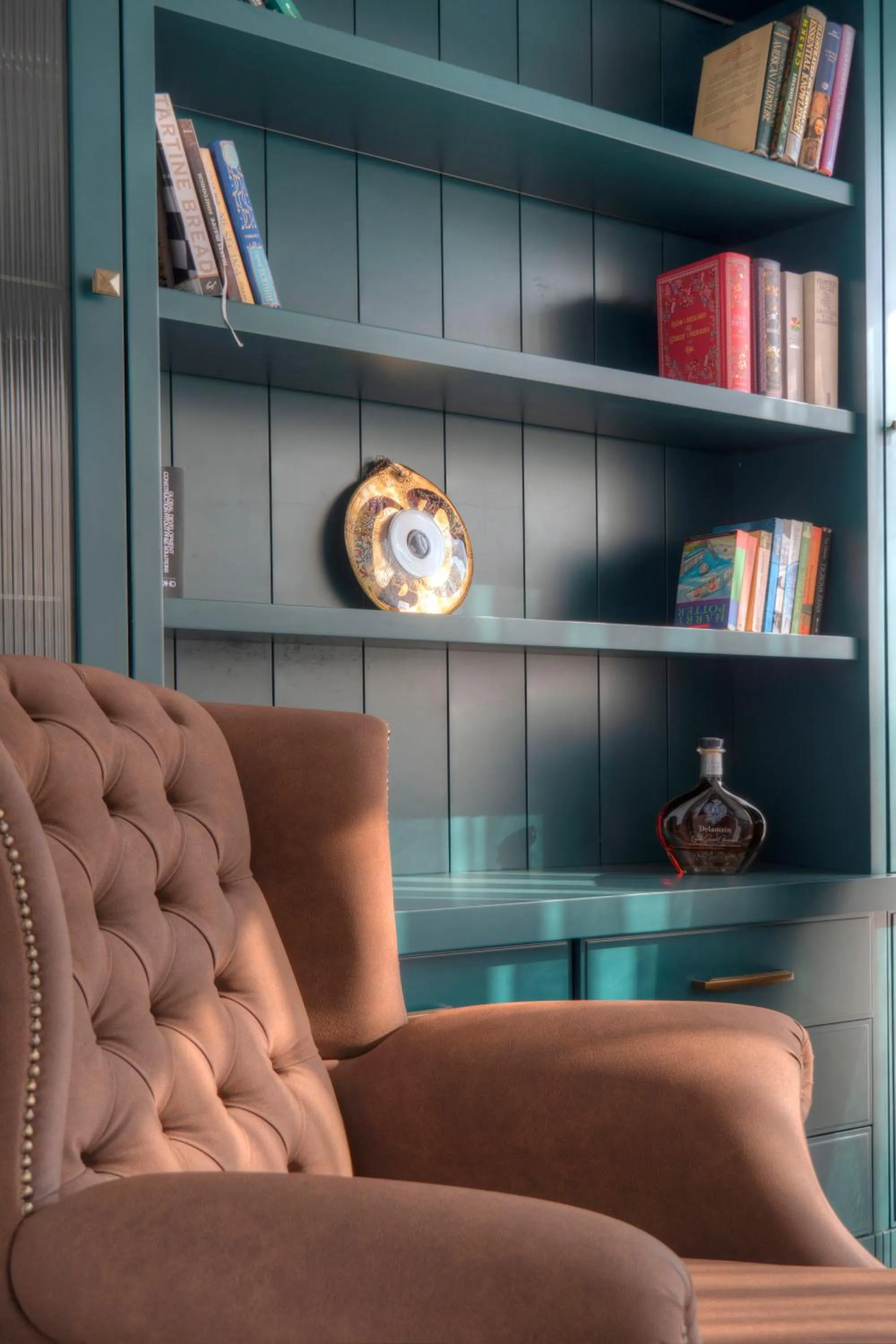 Library in Vivid Blue Serenity Resort