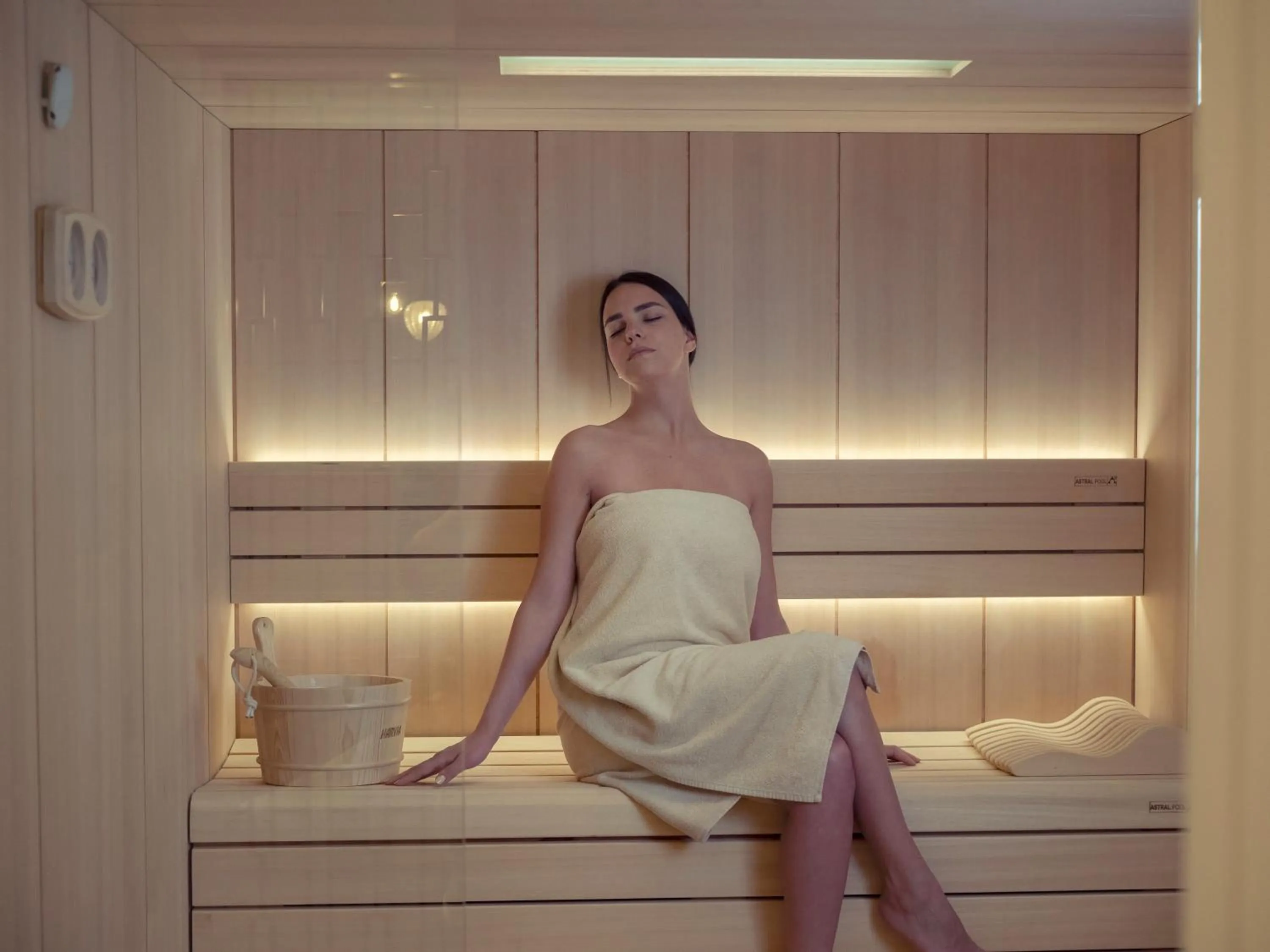 Sauna in Vivid Blue Serenity Resort