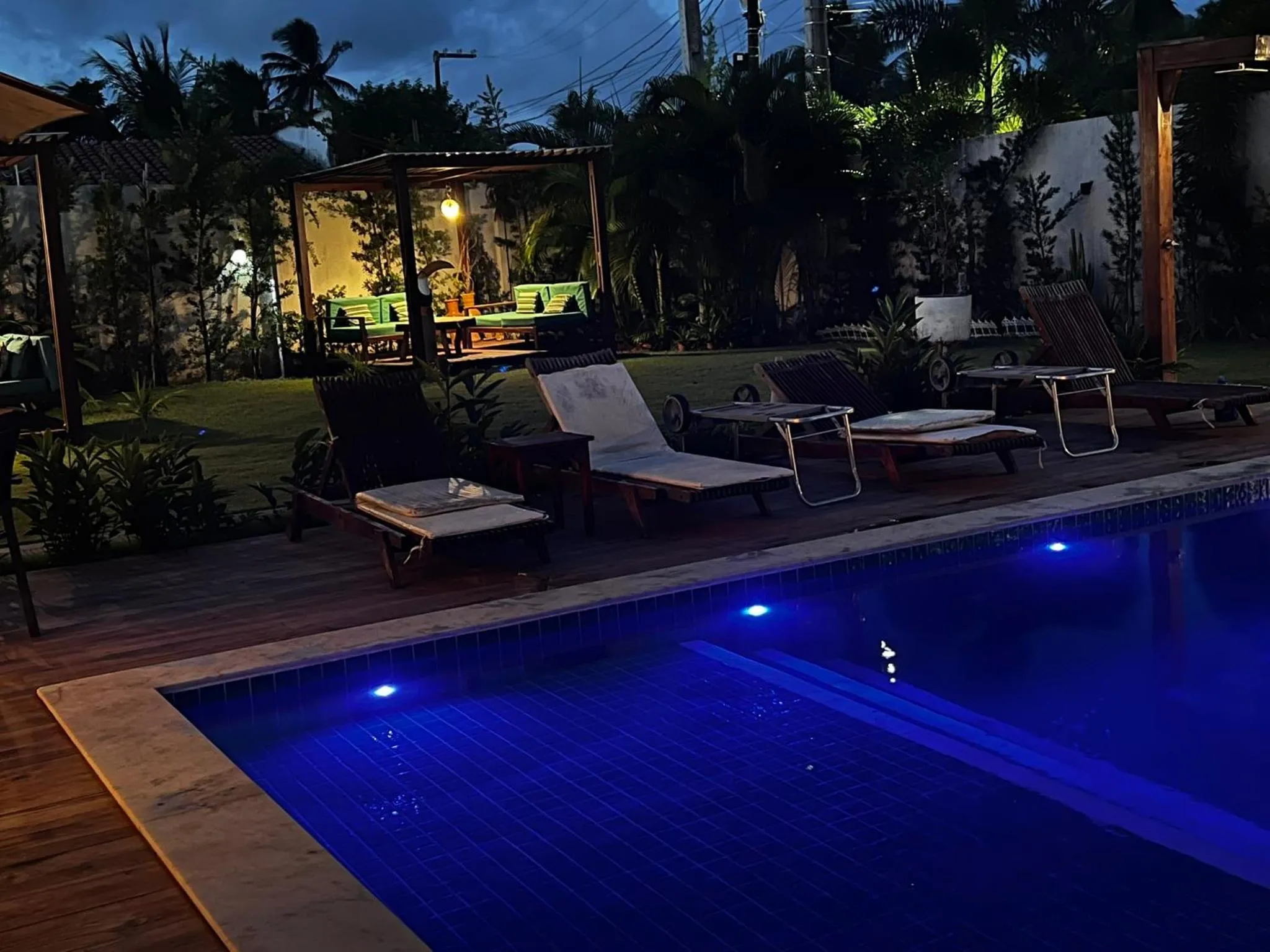 Garden view in Pousada Ricoco