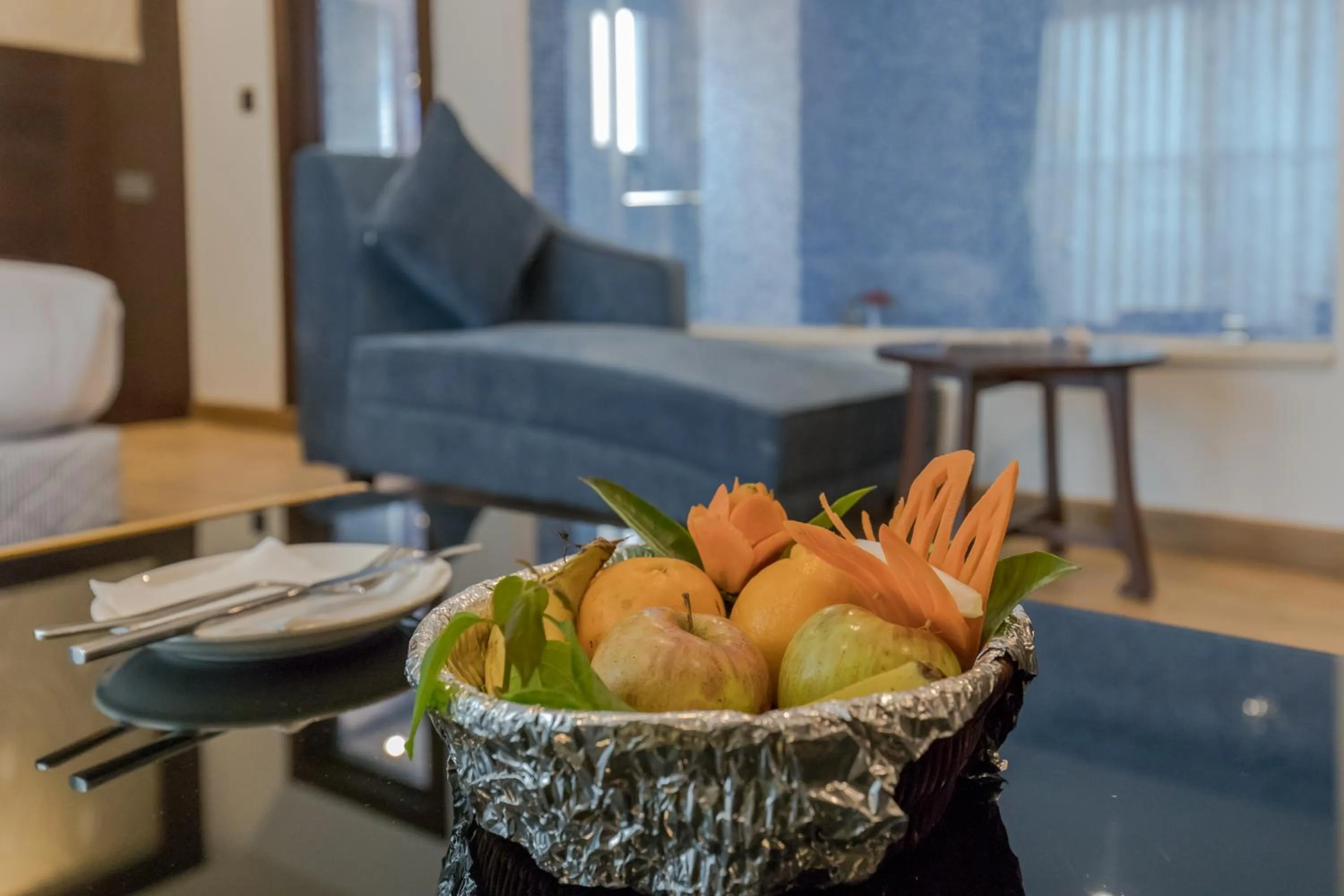 Food close-up in Mourya Hotel