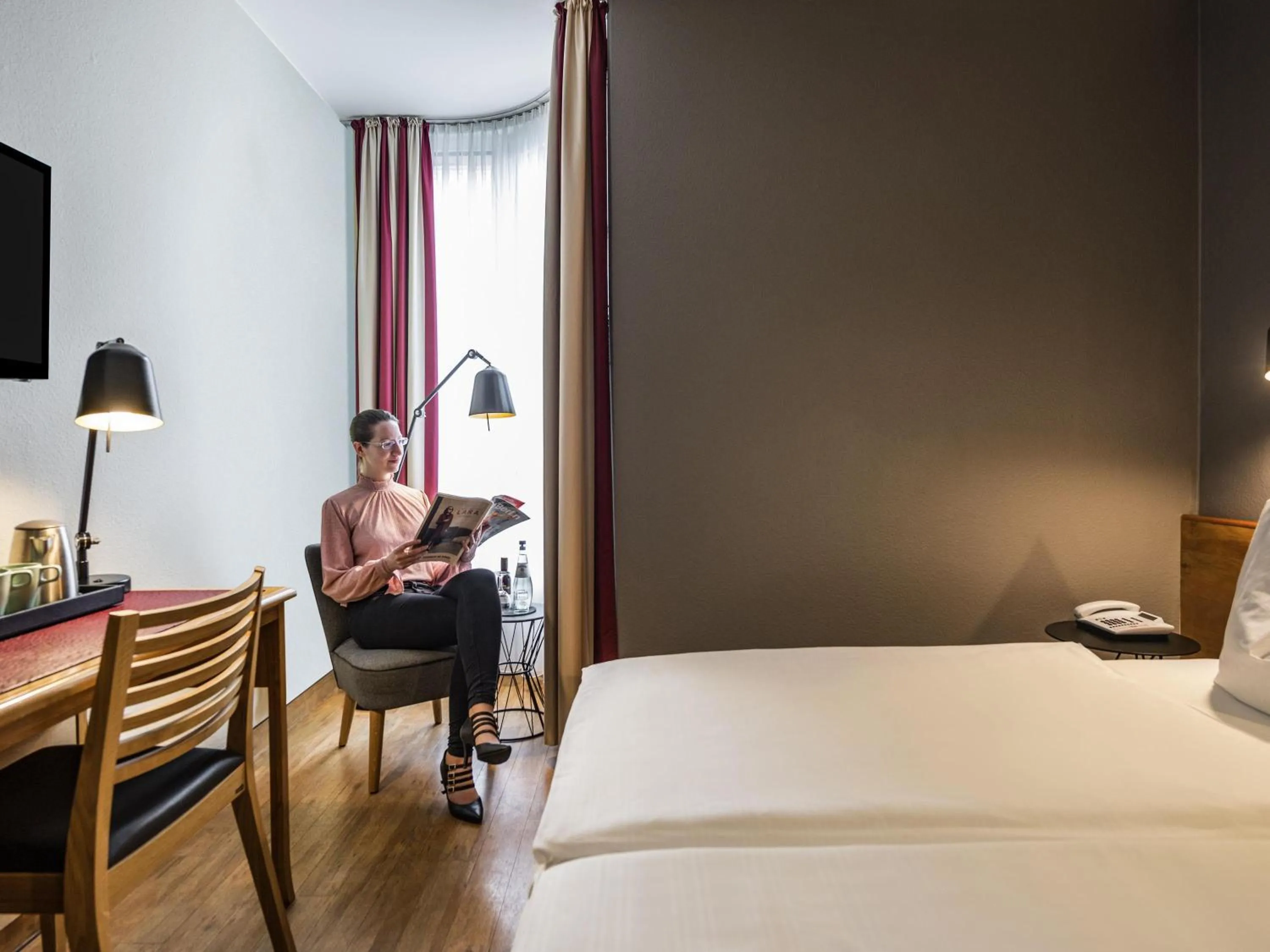 Bedroom, Bed in Mercure Hotel Berlin Zentrum Superior