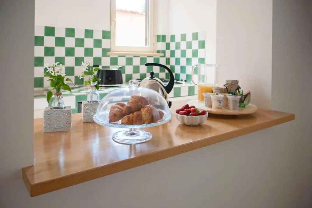 Communal kitchen in Villa la Rina