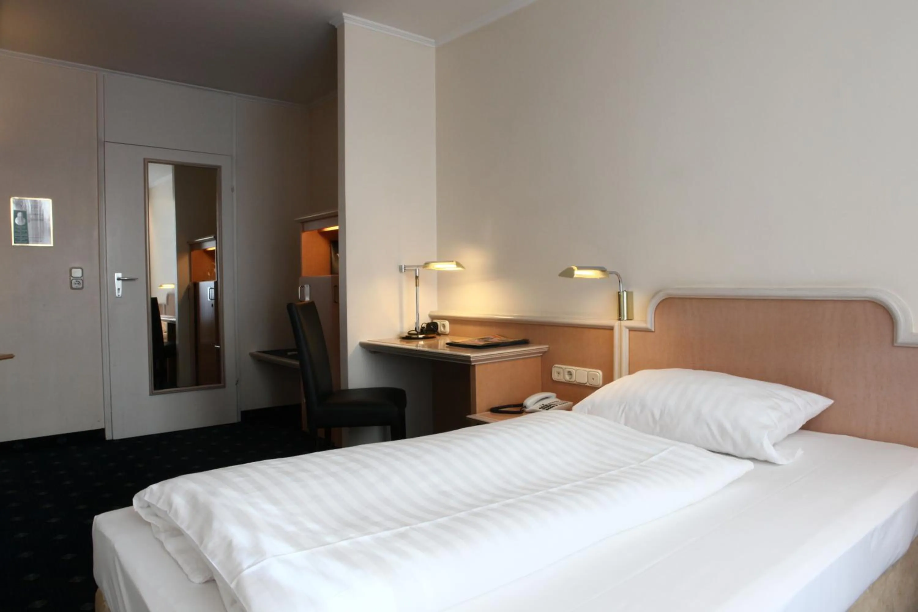 Photo of the whole room, Bed in Hotel Ambiente Garni