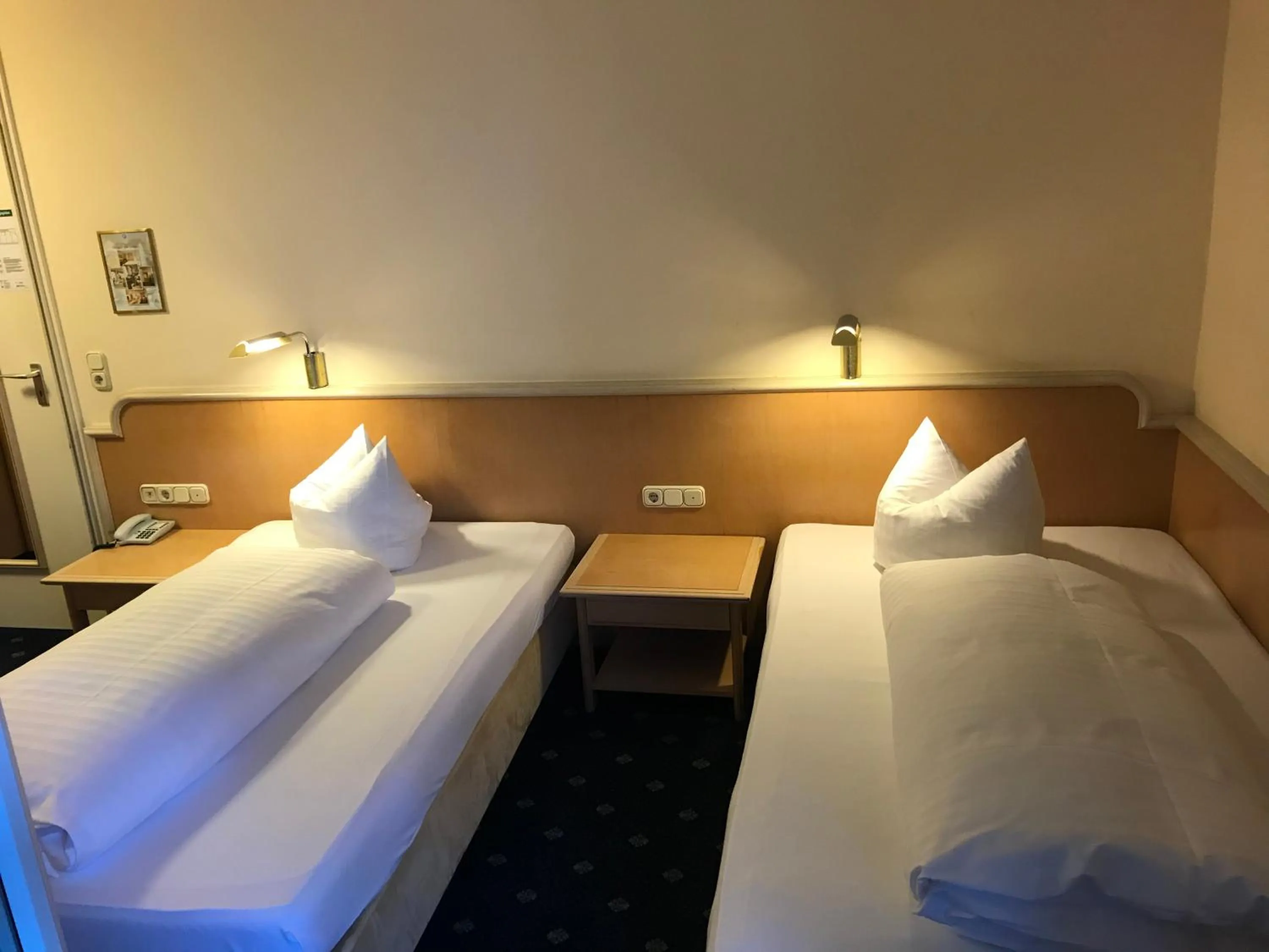 Bed in Hotel Ambiente Garni