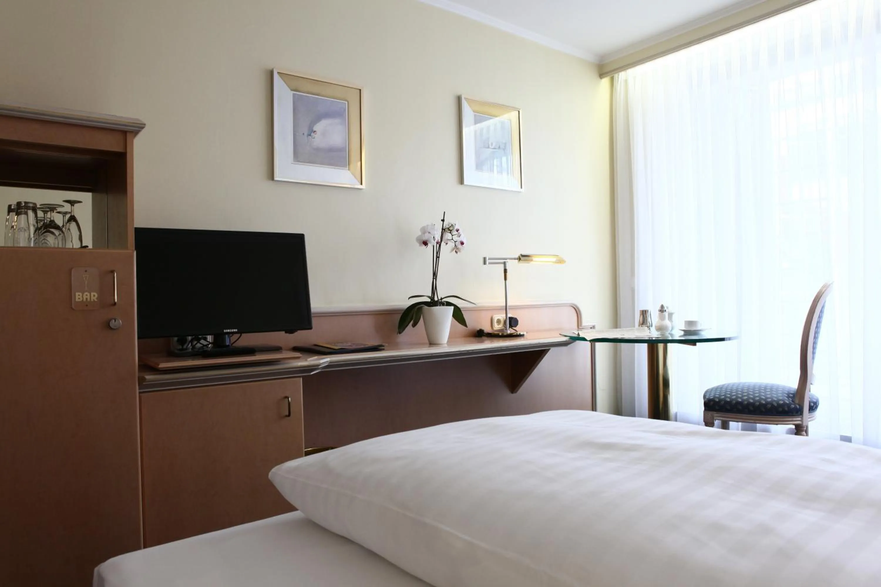 Photo of the whole room, Bed in Hotel Ambiente Garni