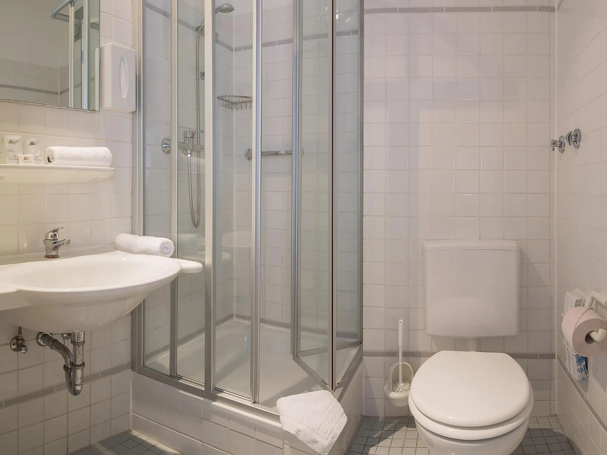 Shower in Hotel Morgenland