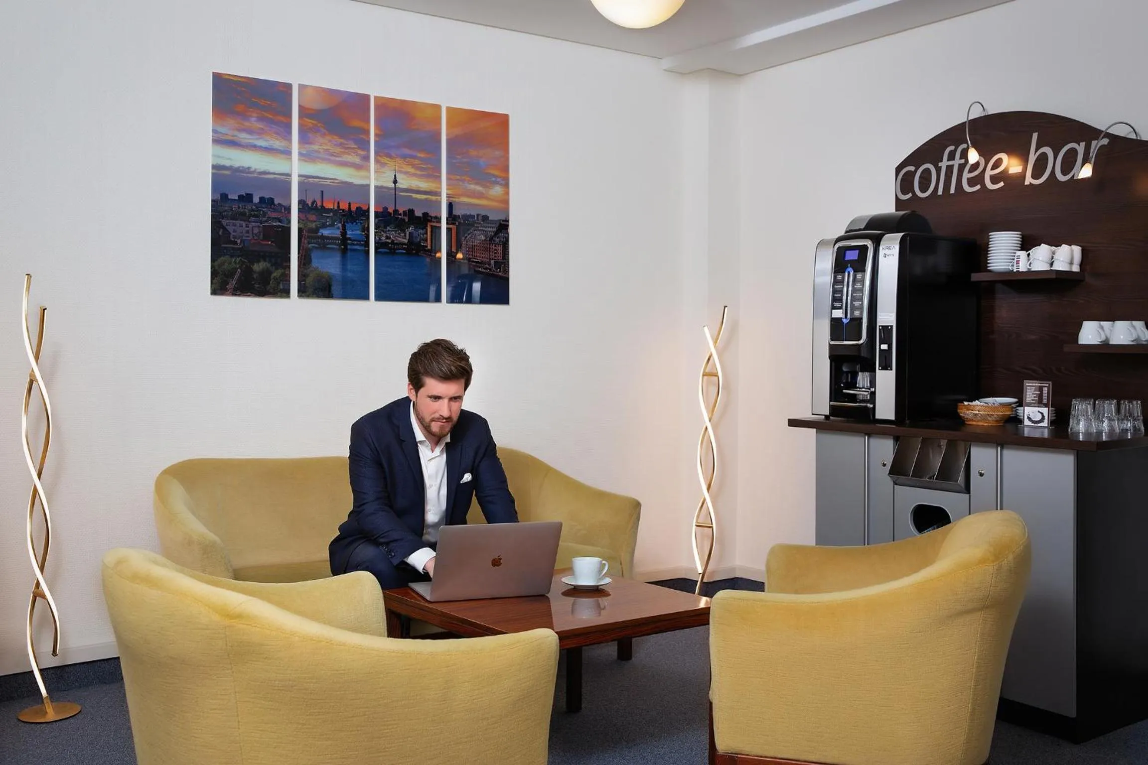 Lobby or reception in Hotel Morgenland