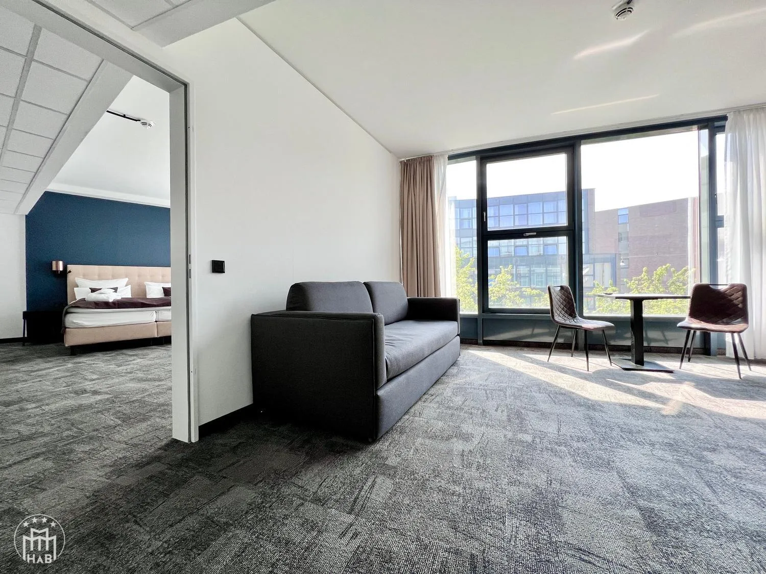 Bed in Hotel am Borsigturm