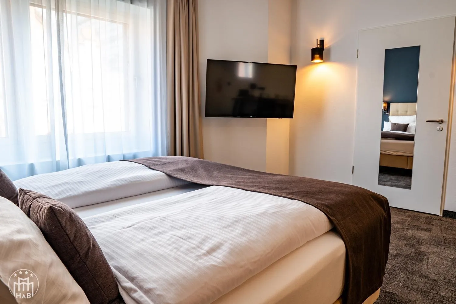 Bed in Hotel am Borsigturm