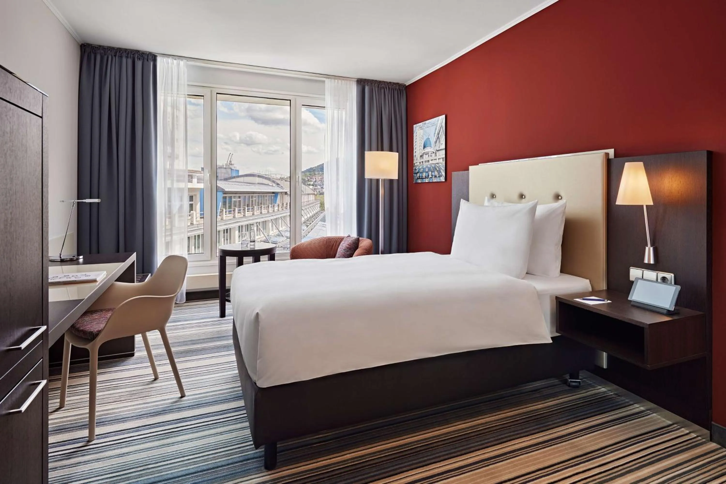 Bedroom, Bed in Dorint Hotel Esplanade Jena