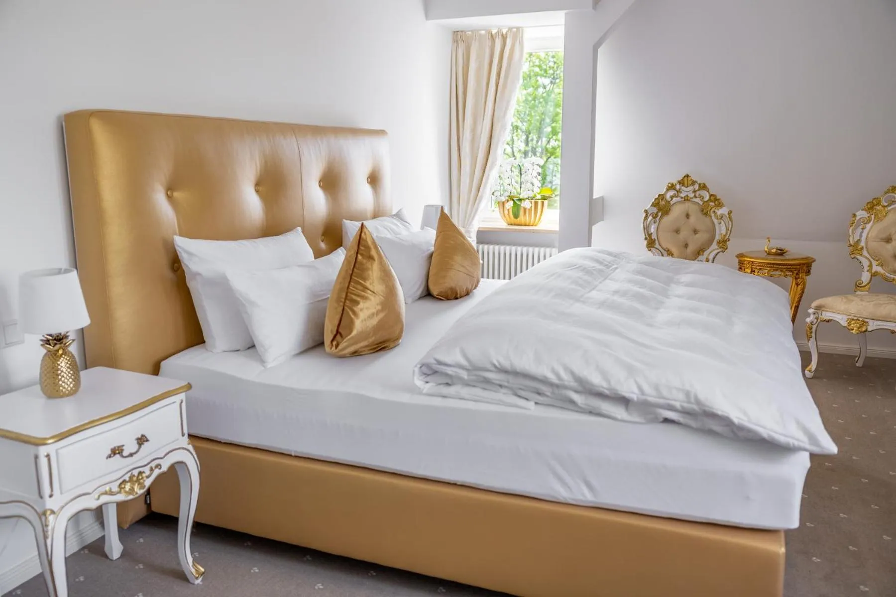 Bed in Schloss Breitenfeld Hotel & Tagung